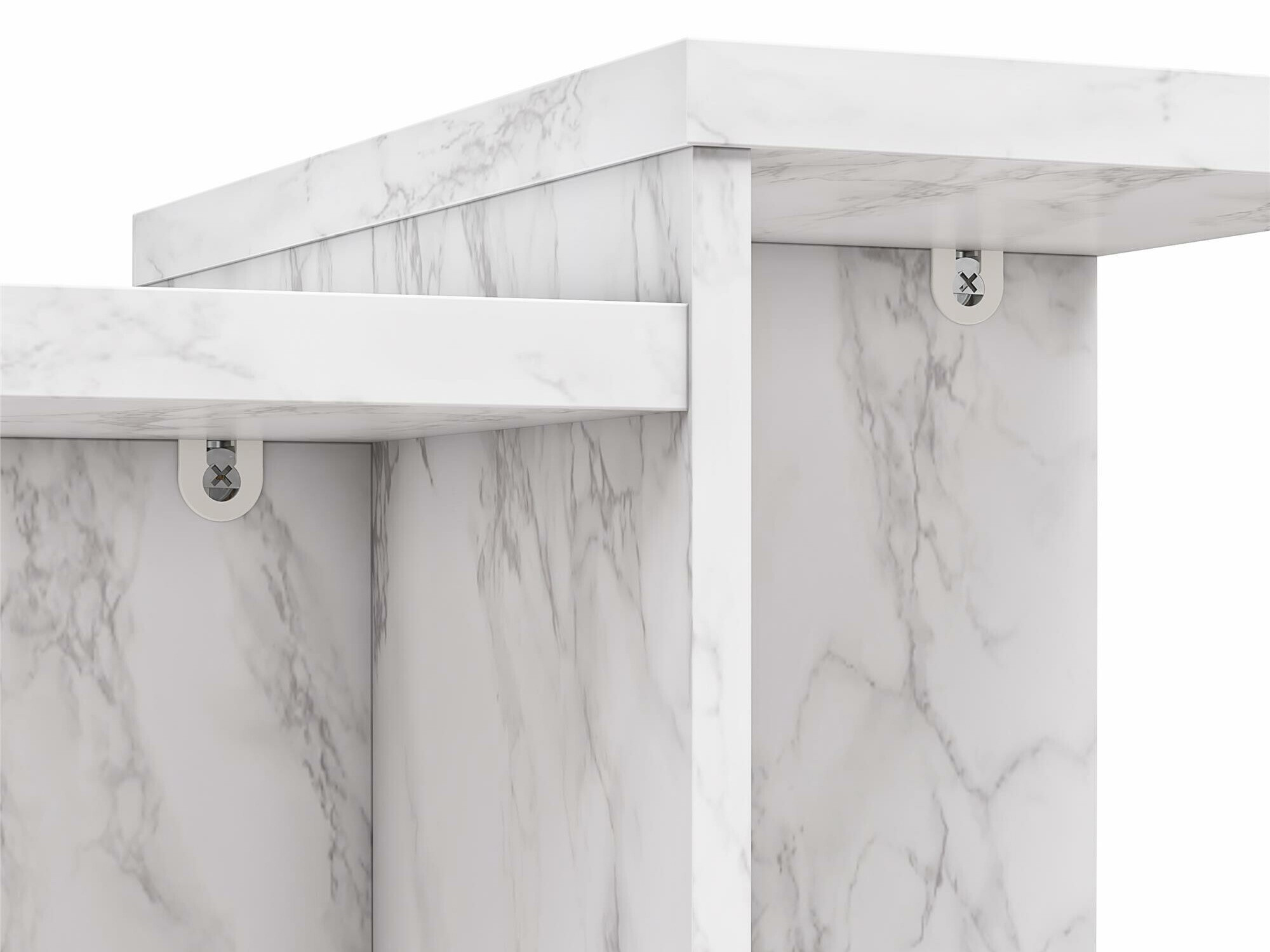 Mesa de centro Tulsa 748 (Marmore branco)