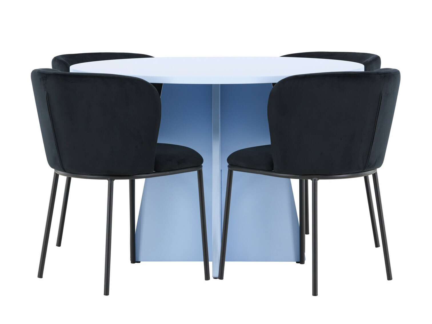 Conjunto para refeições Dallas 4746 (Preto)