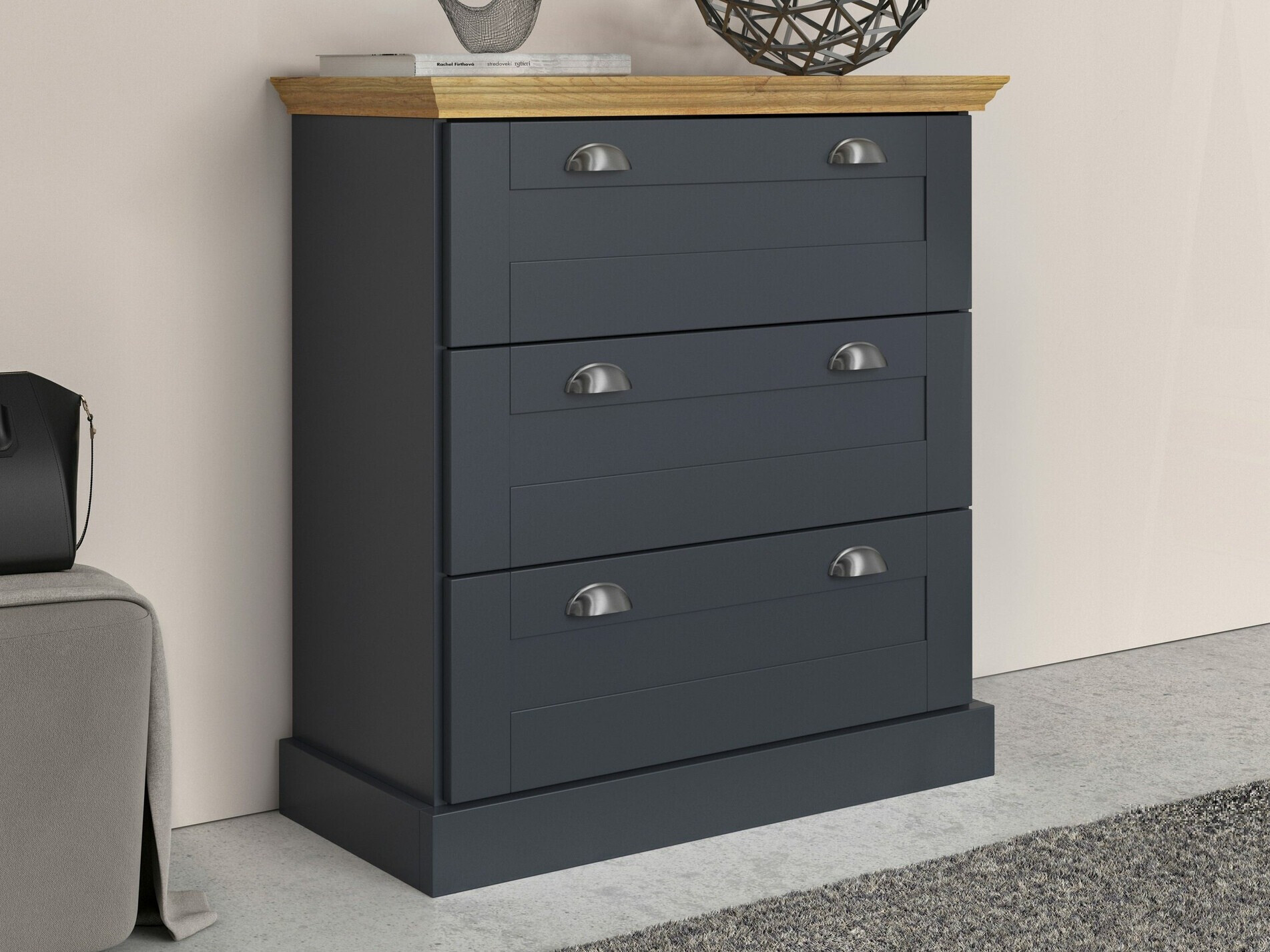 Cómoda Salfelo 102 (Antracite)