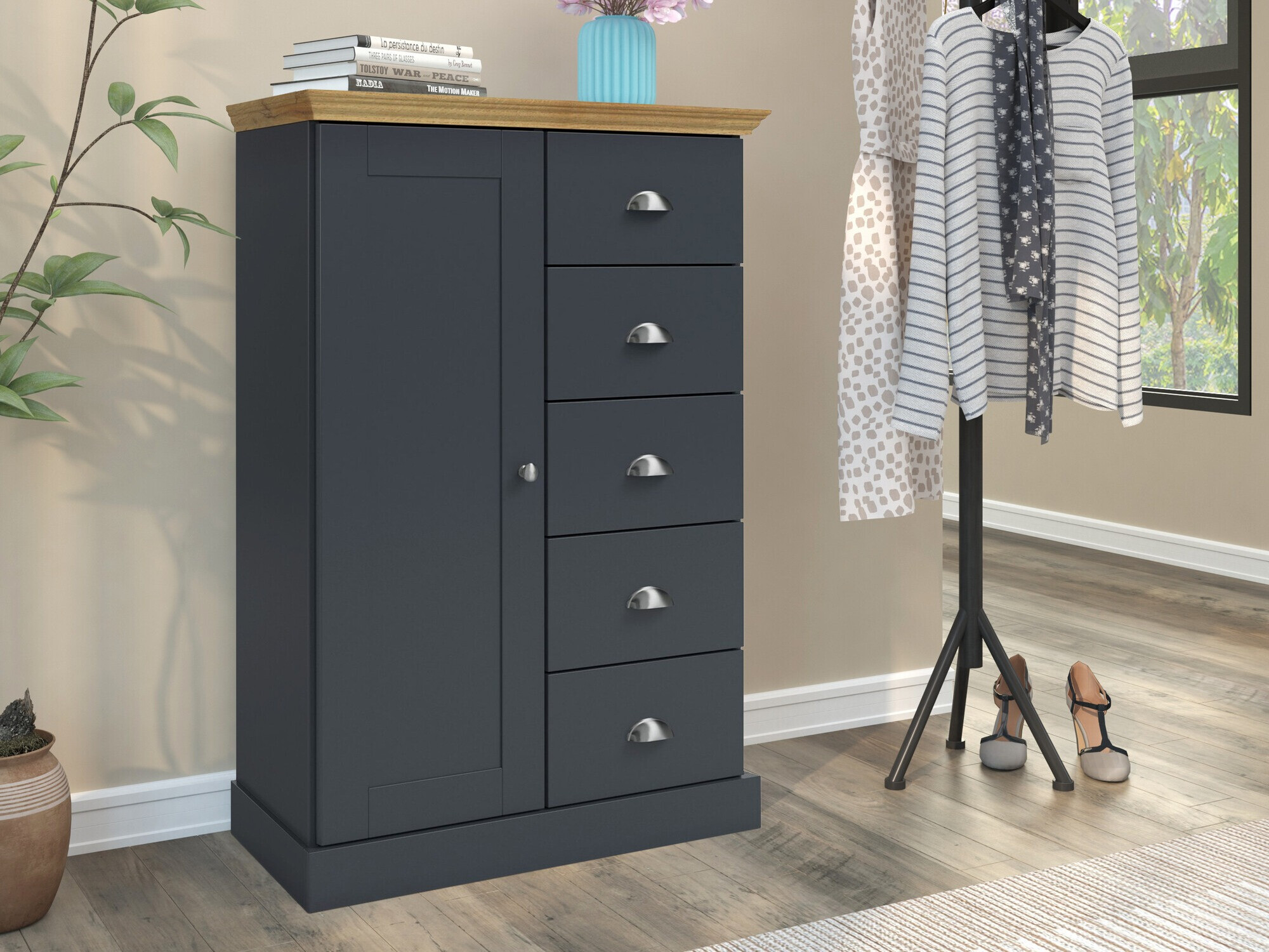 Cómoda Salfelo 104 (Antracite)