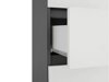 Armário colocado para casa de banho Soncamu 113 (Branco + Antracite)