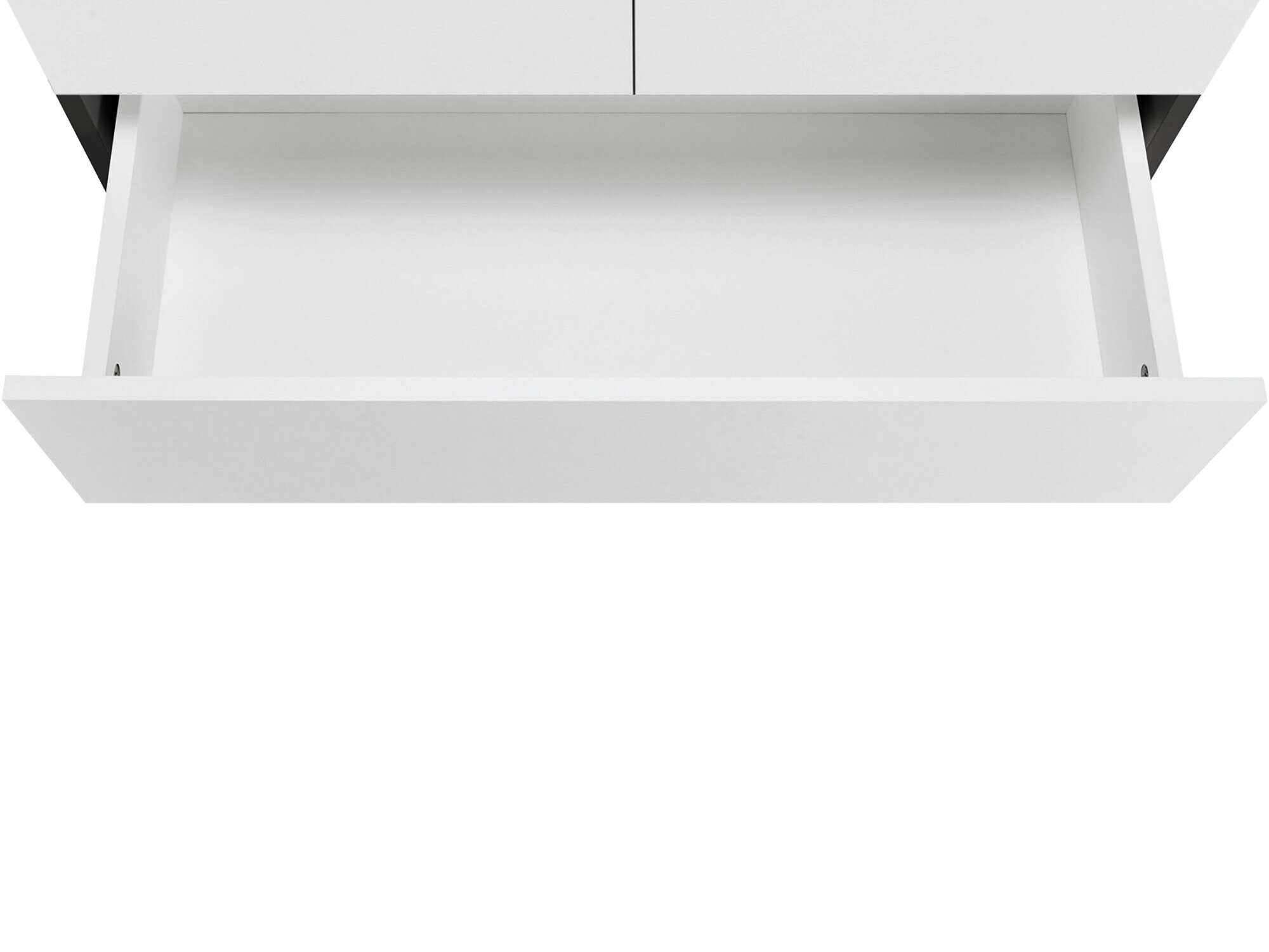 Armário de casa de banho de chão para lavatório Soncamu 113 (Branco + Antracite)