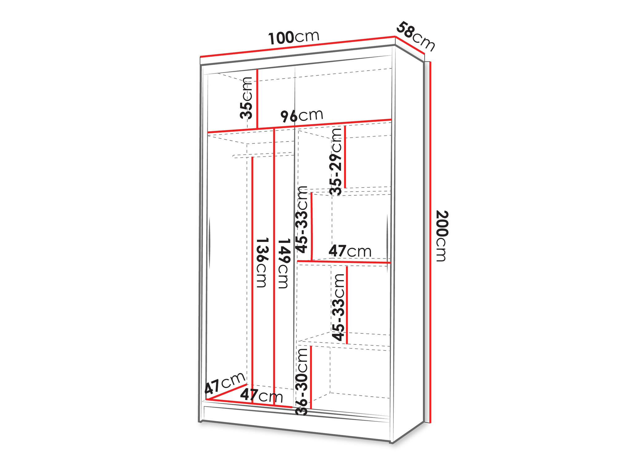 Roupeiro Closico Fractor IV (Branco + Carvalho Artisan)