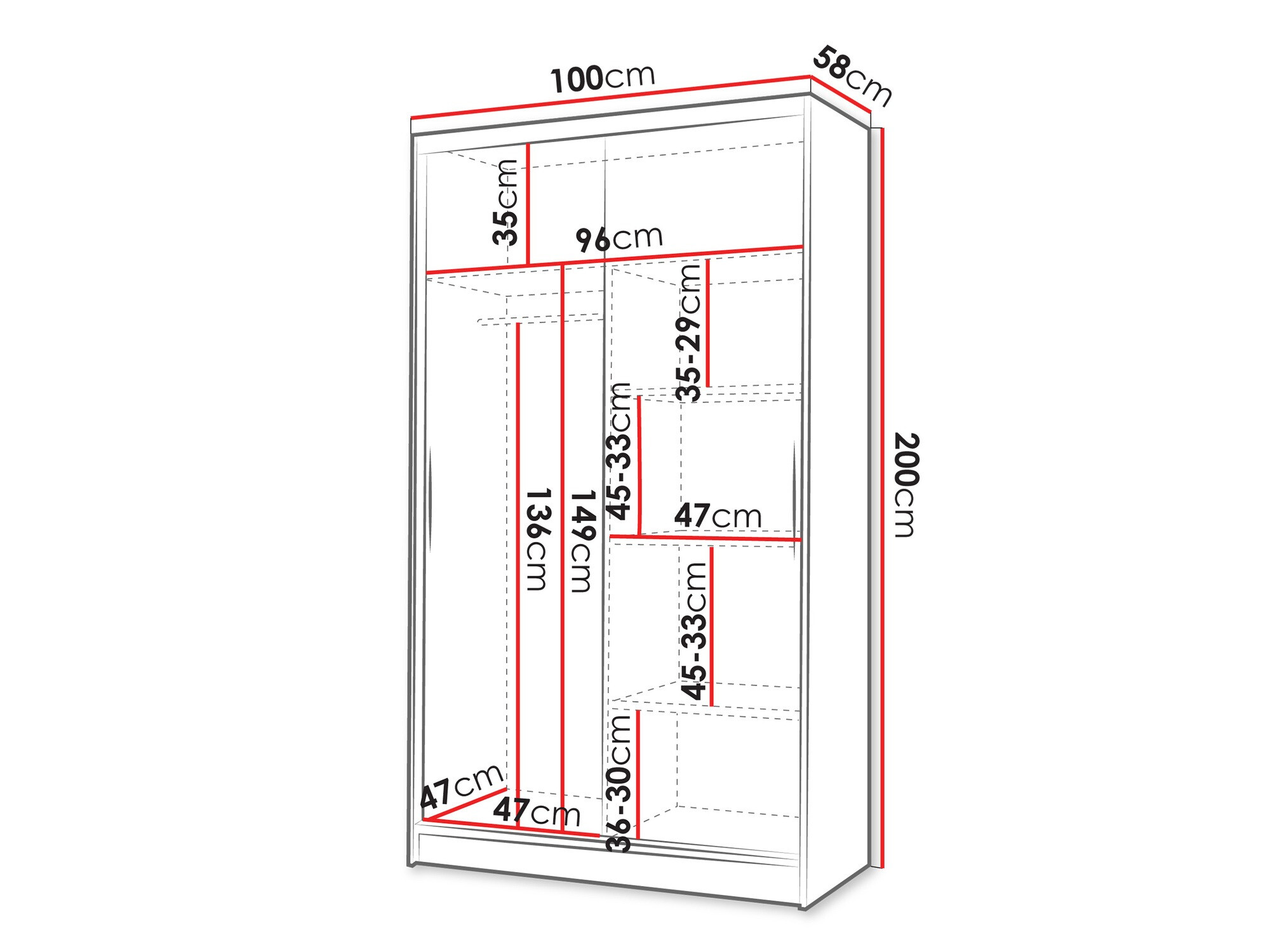 Roupeiro Closico Fractor V (Branco)