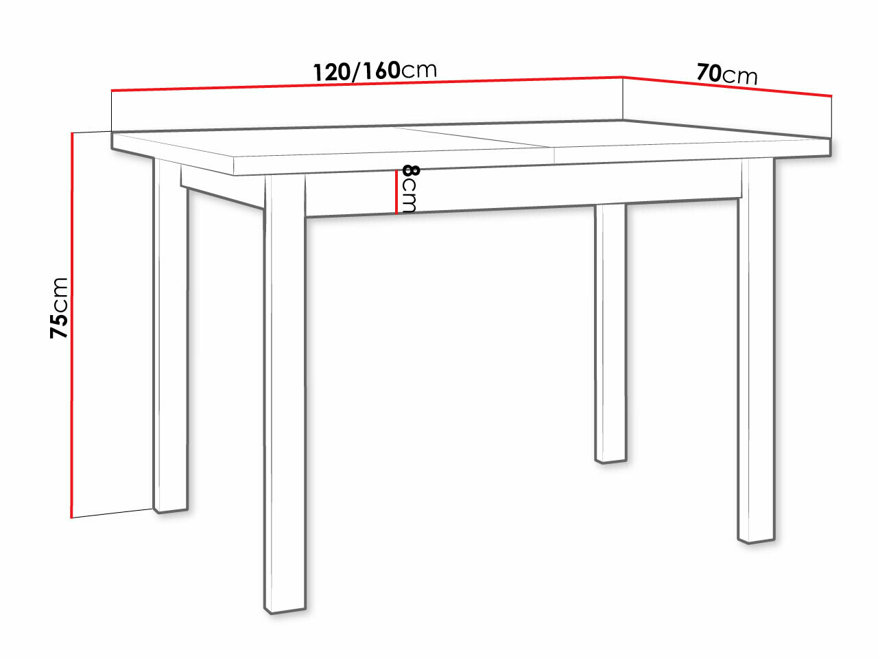 Mesa Victorville 111 (Branco)