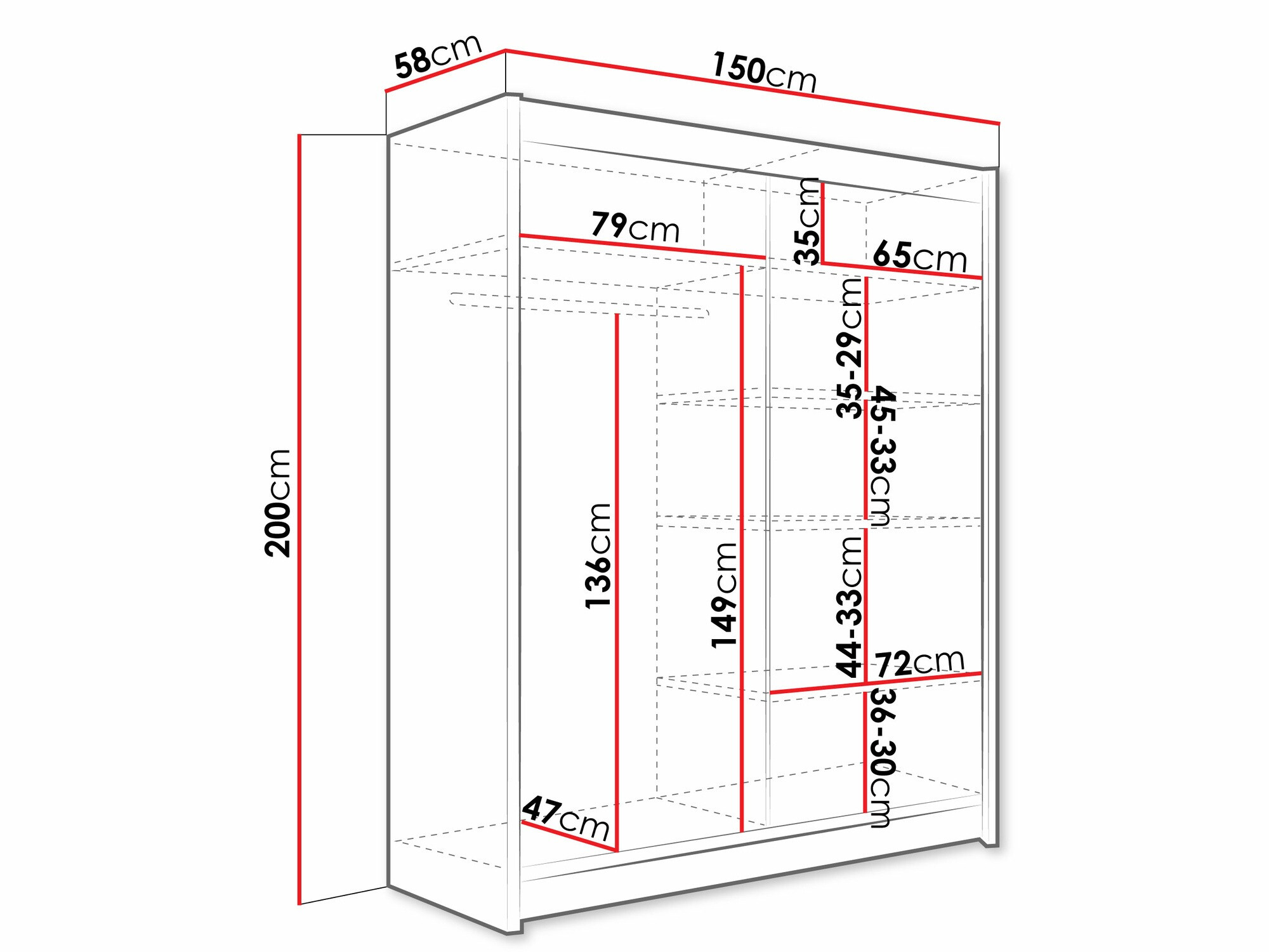 Roupeiro Closico Camera XIV (Carvalho sonoma)