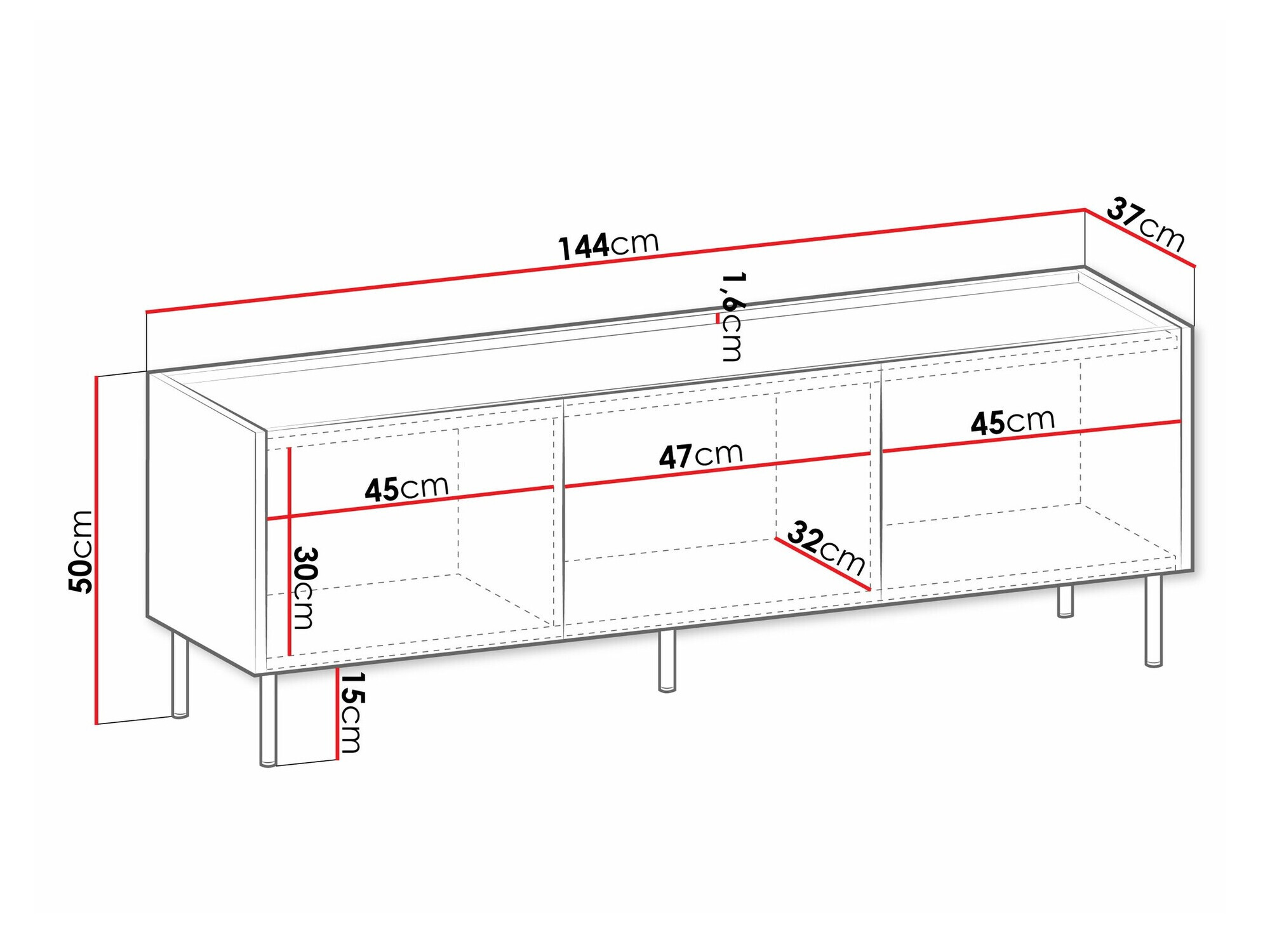 Móvel de TV Comfivo Belviro