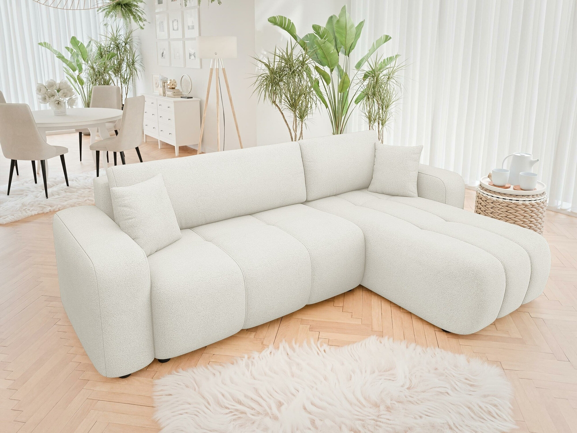 Sofá de canto Comfivo Laurus (Velo 621)