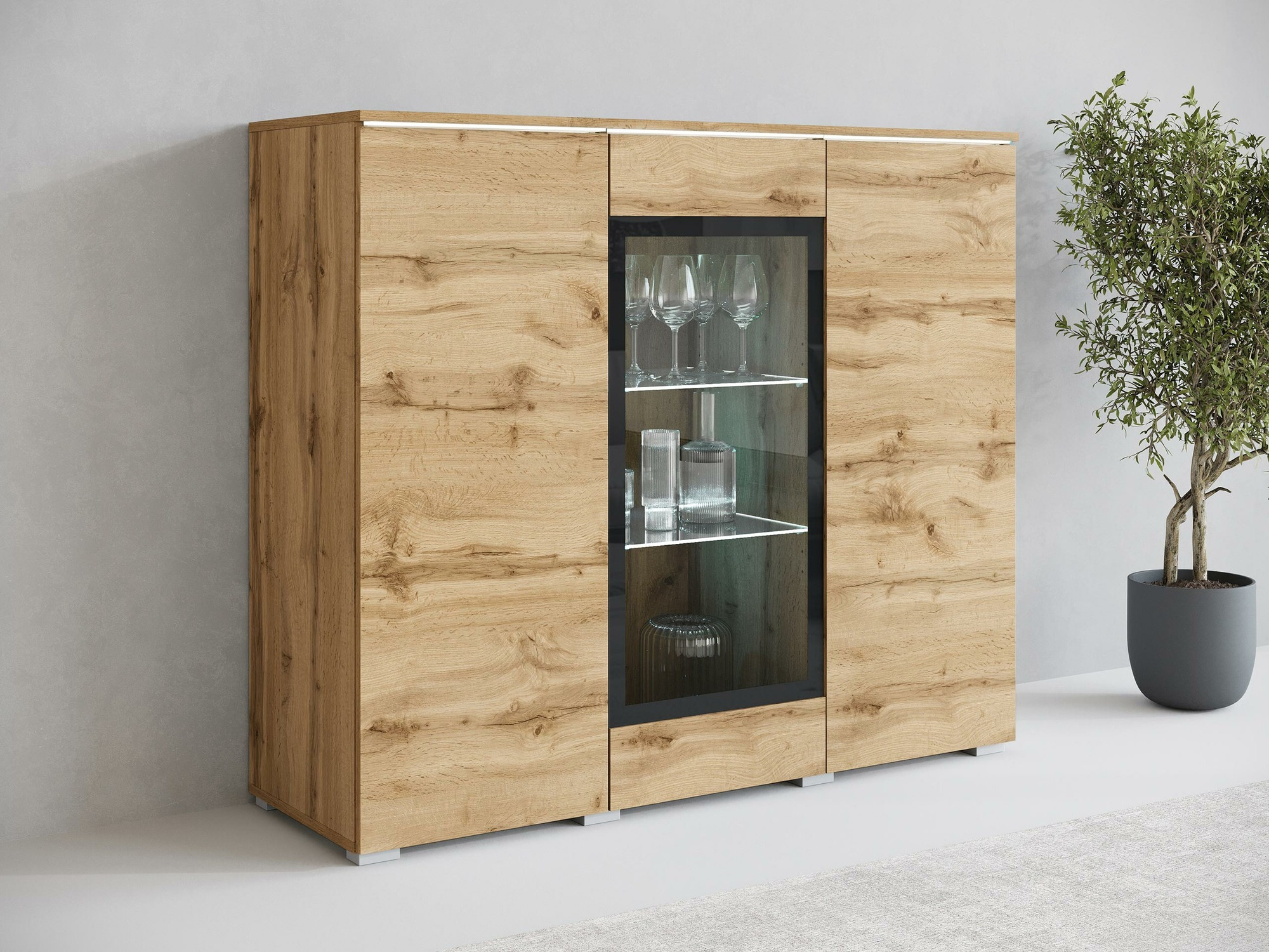 Aparador Sarasota 186 (Carvalho wotan)