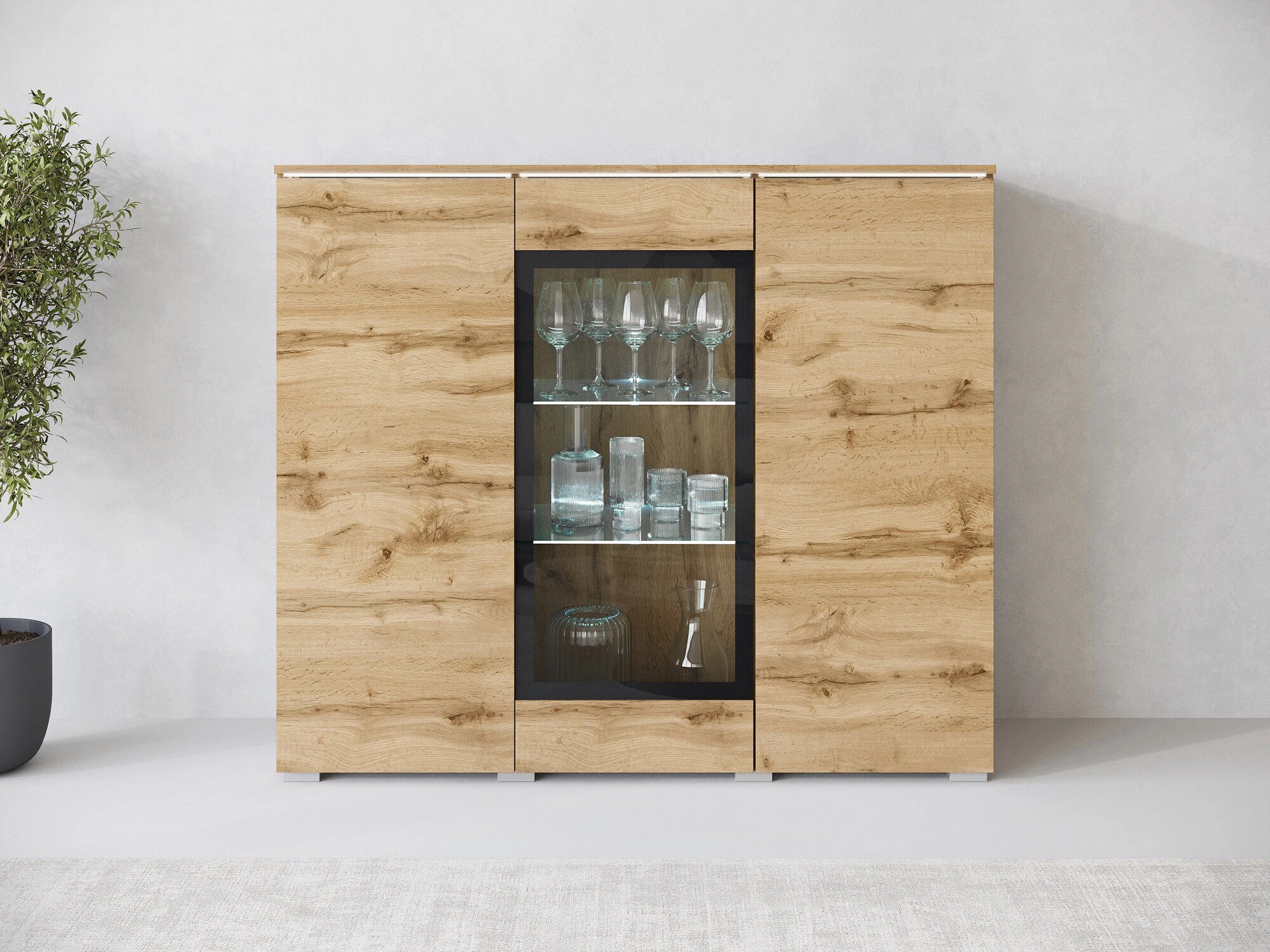 Aparador Sarasota 186 (Carvalho wotan)