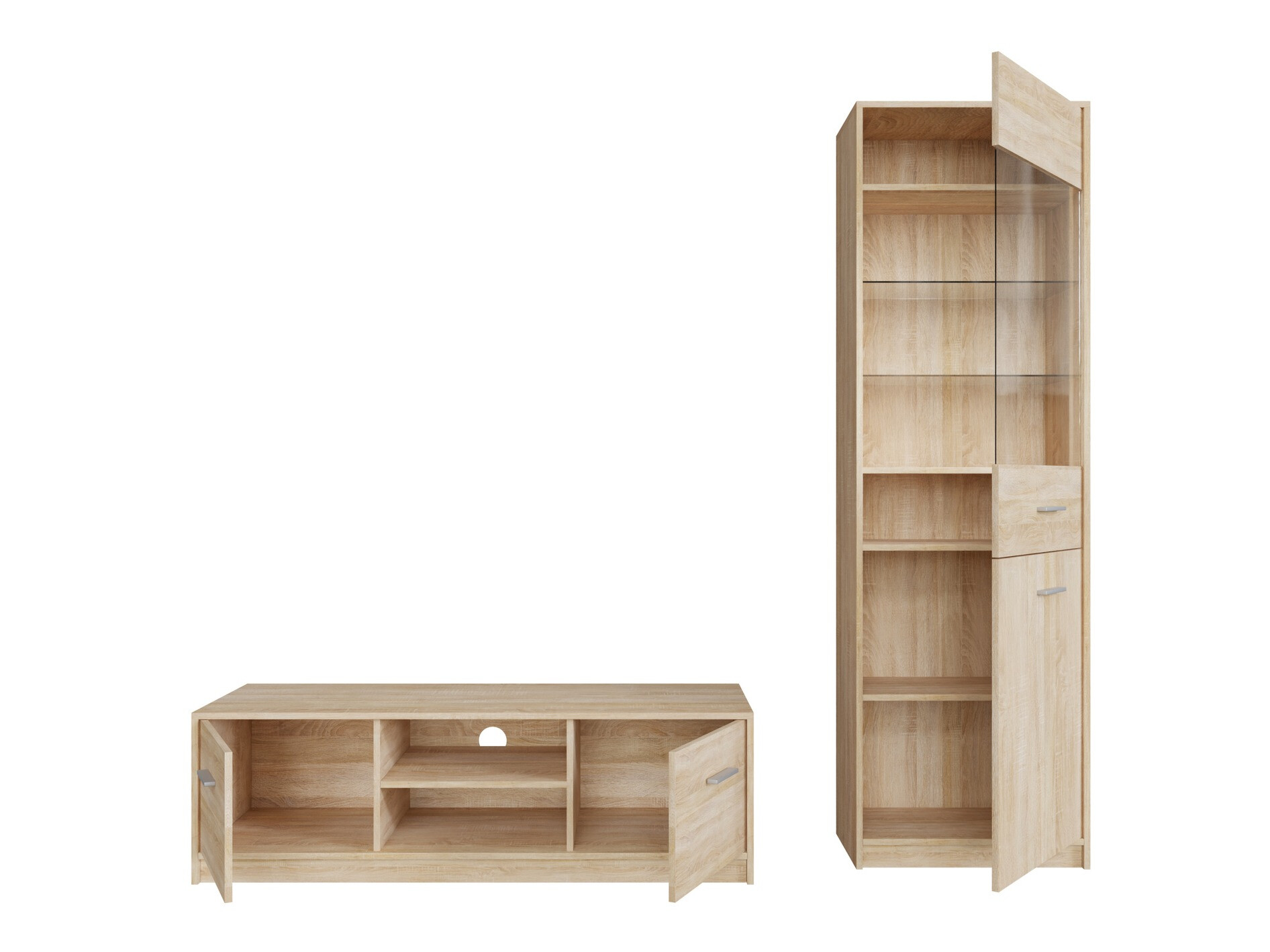 Conjunto para sala de estar Novsore 161 (Carvalho sonoma)