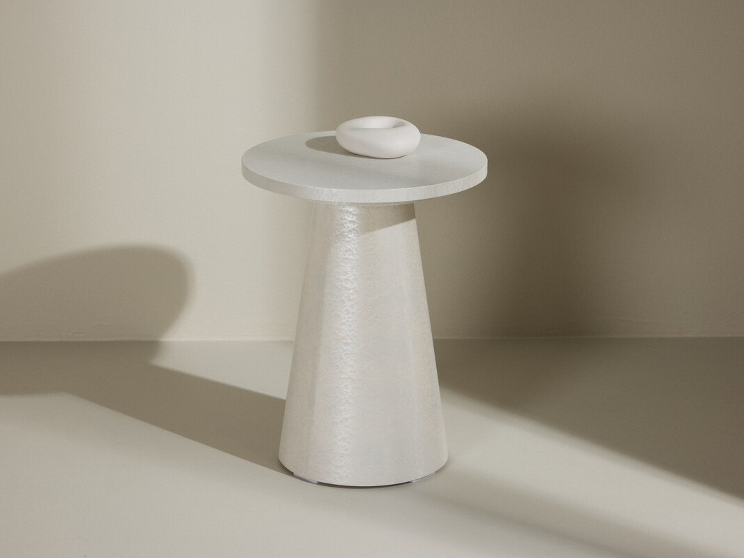 Mesa de apoio Dallas 4765 (Branco brilhante)