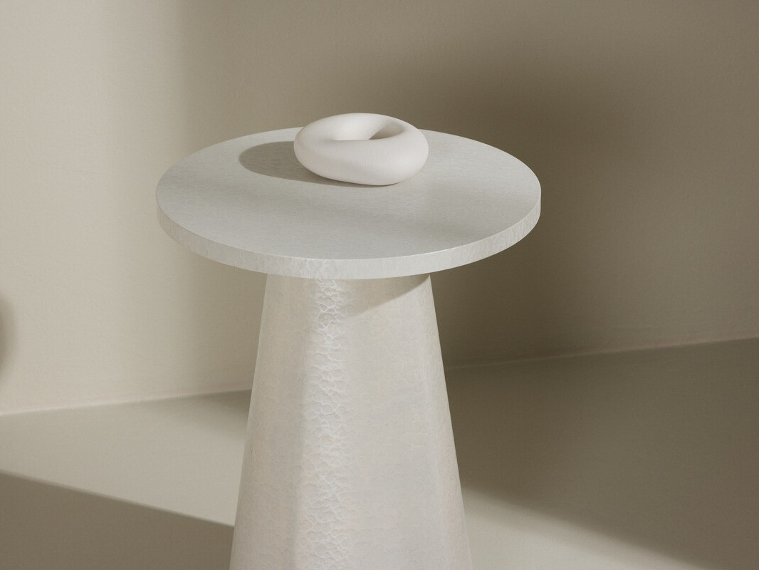 Mesa de apoio Dallas 4765 (Branco brilhante)