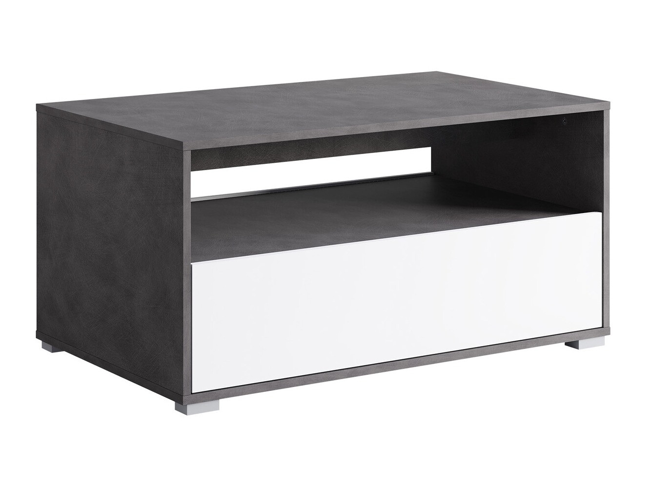Mesa de centro Sarasota 188 (Matera cinzento + Branco)