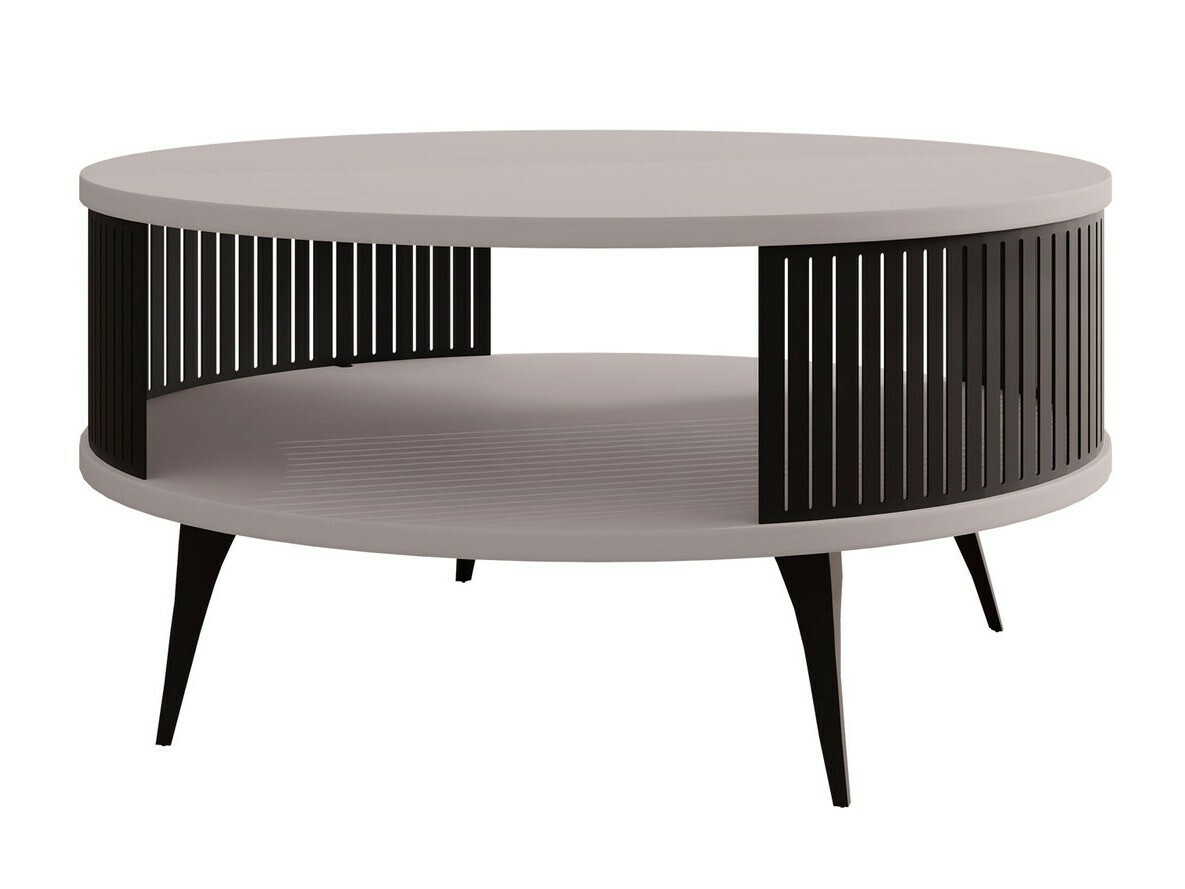 Mesa de centro Sordore 100 (Preto + Caxemira)