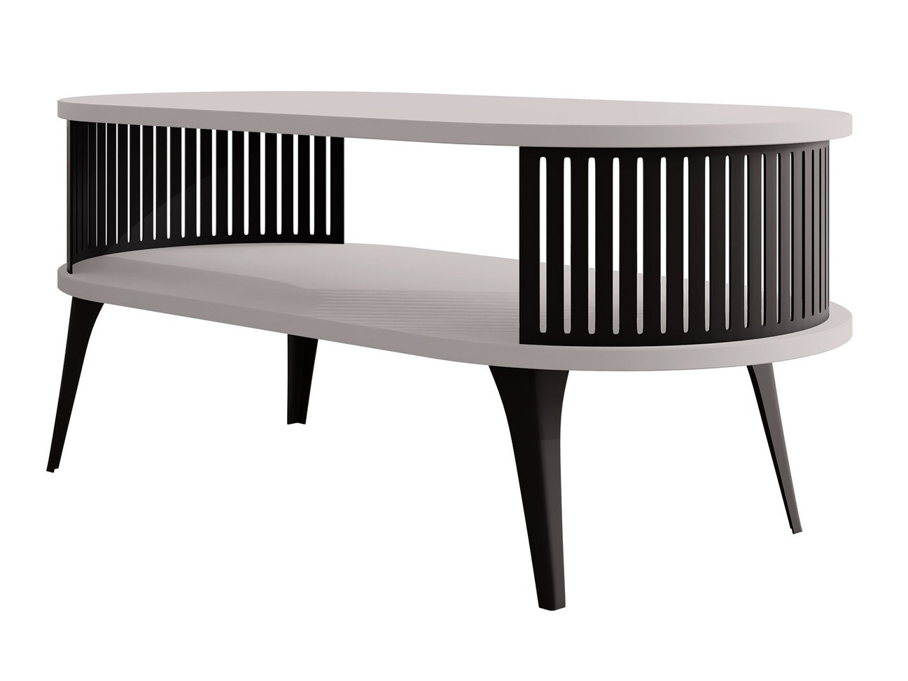 Mesa de centro Sordore 105 (Preto + Caxemira)