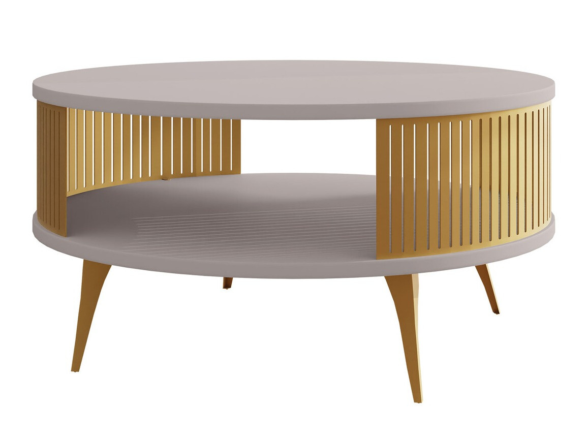 Mesa de centro Vitum I (Dourado + Caxemira)