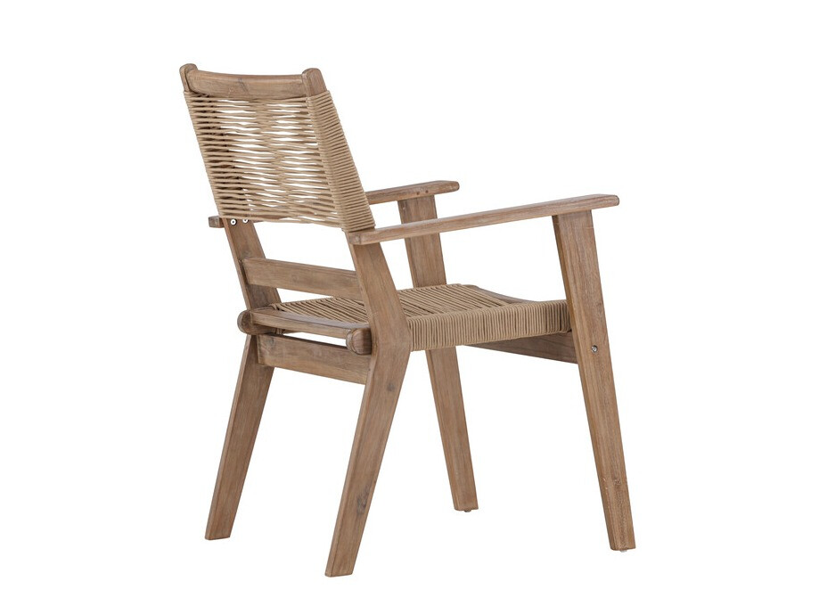 Cadeira para o exterior Dallas 4772 (Castanho escuro + Acácia)