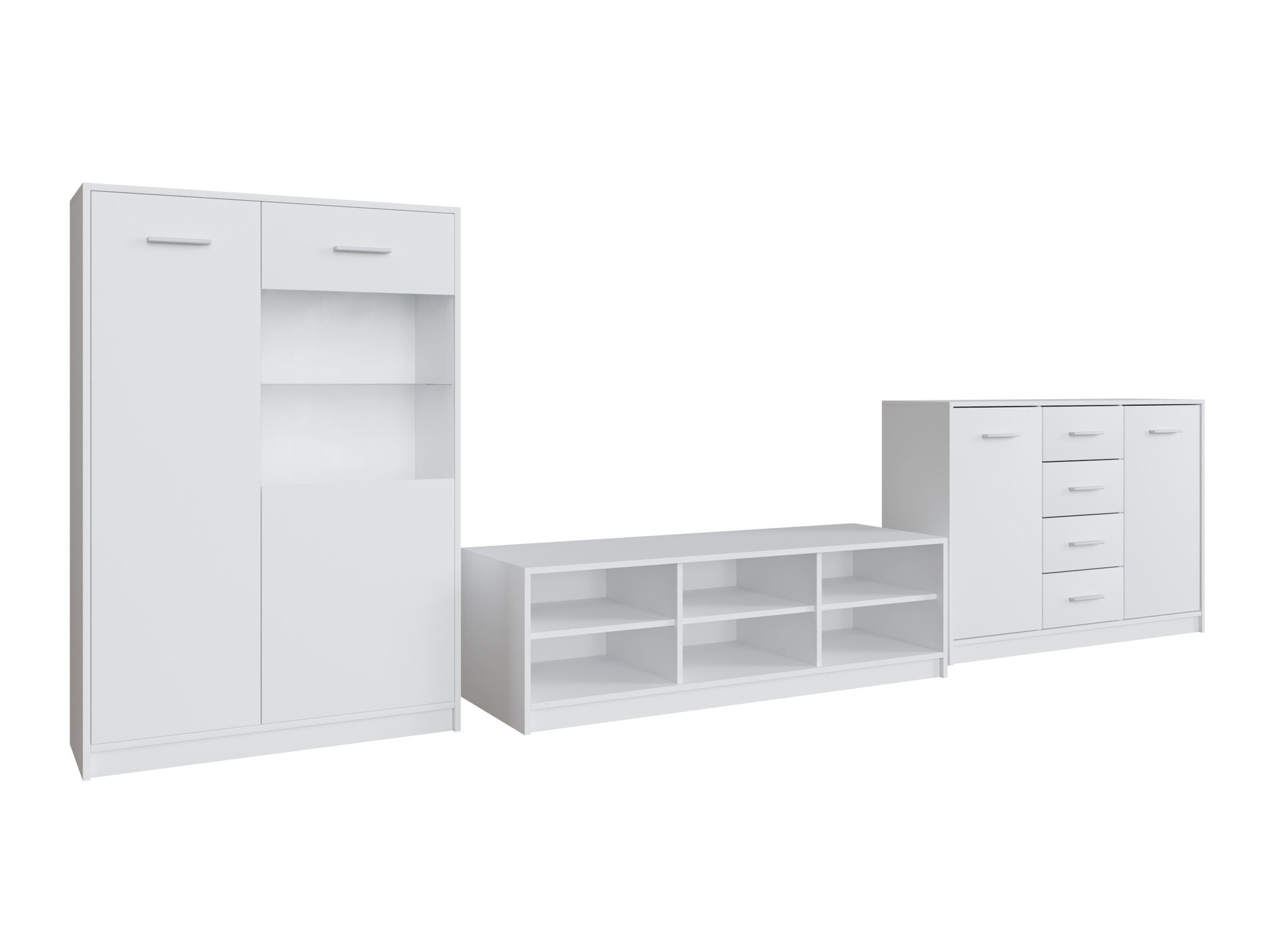 Conjunto para sala de estar Novsore 165 (Branco)