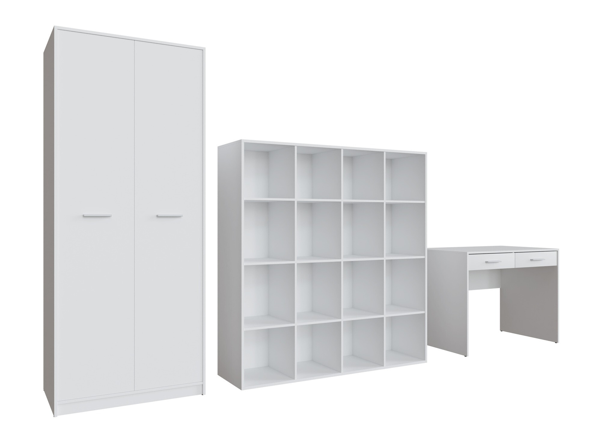 Conjunto para escritório em casa Novsore 166 (Branco)