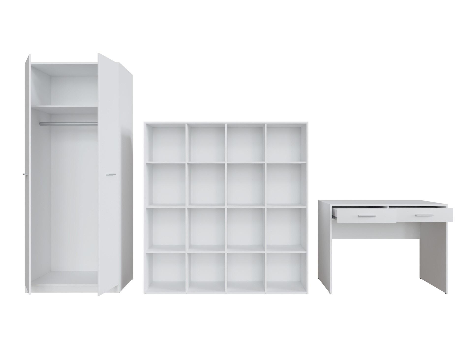 Conjunto para escritório em casa Novsore 166 (Branco)