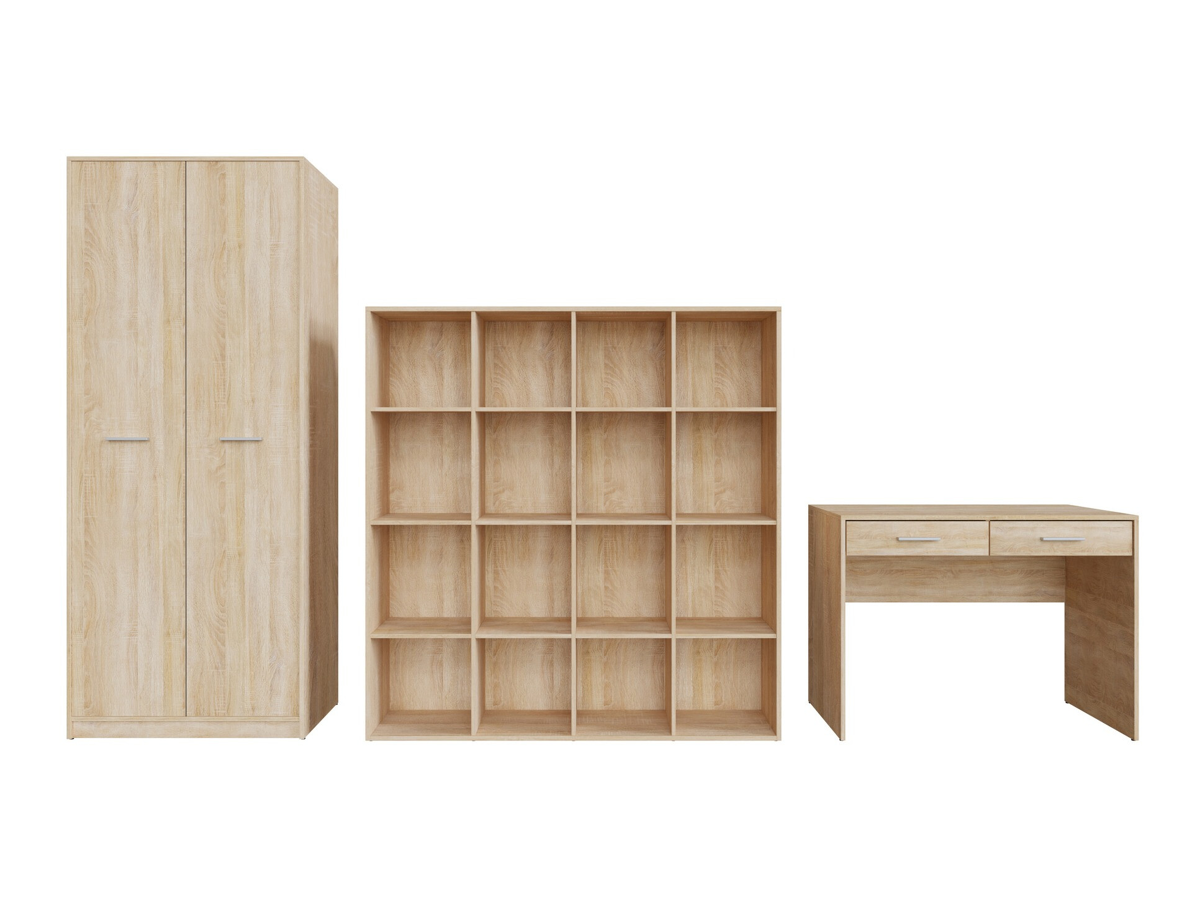 Conjunto para escritório em casa Novsore 166 (Carvalho sonoma)