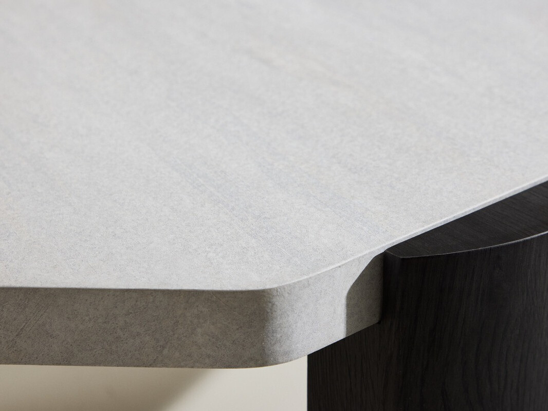 Mesa de centro Dallas 4792 (Preto + Marmore branco)