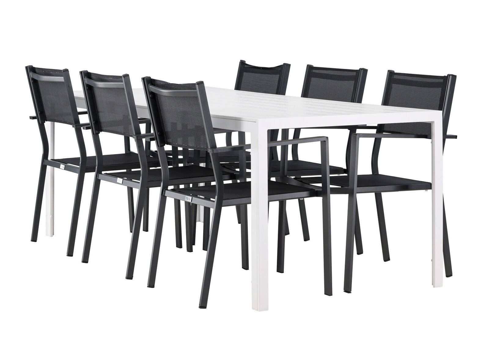 Conjunto de mesa e cadeiras Dallas 4806 (Branco)