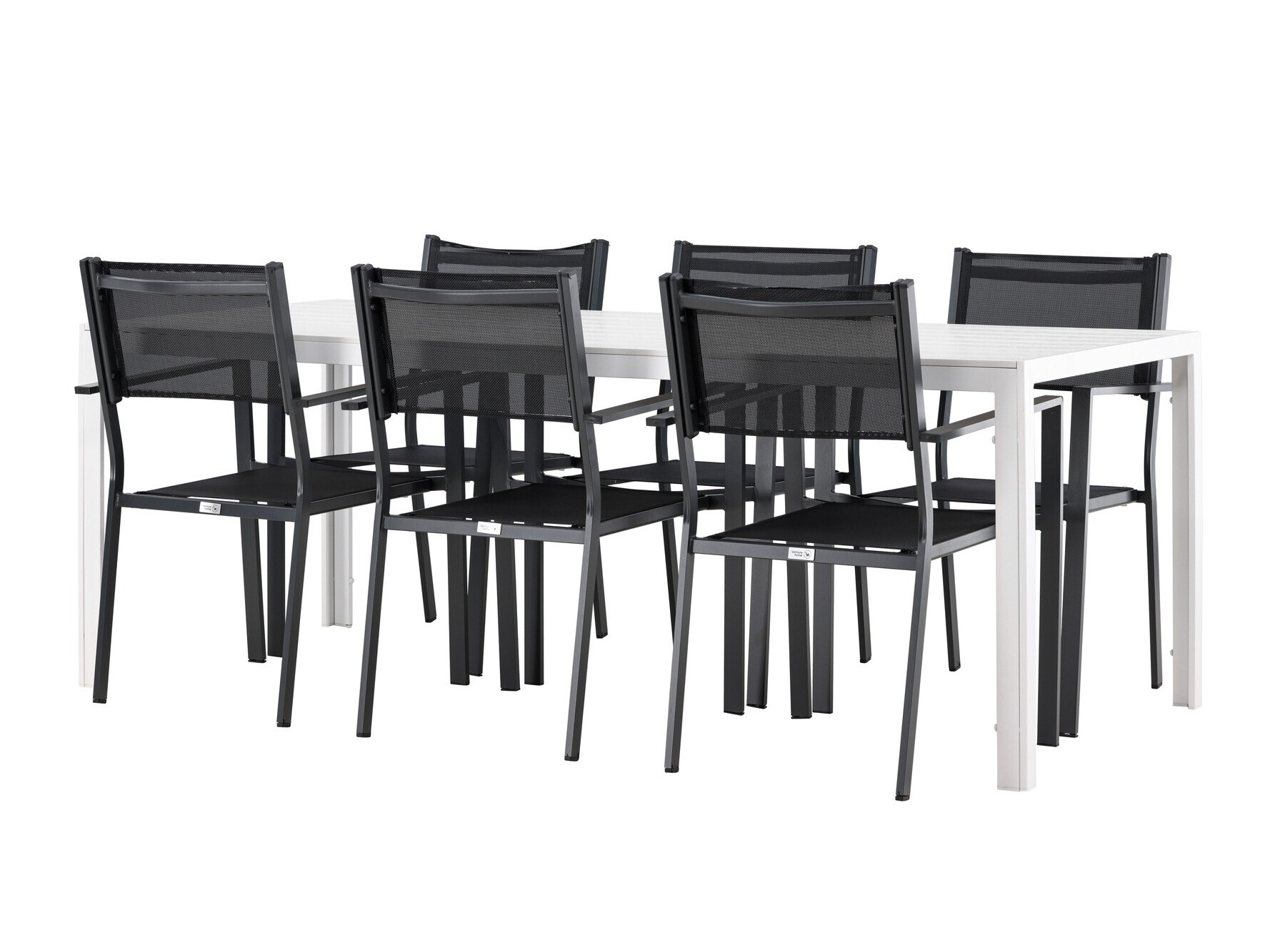 Conjunto de mesa e cadeiras Dallas 4806 (Branco)