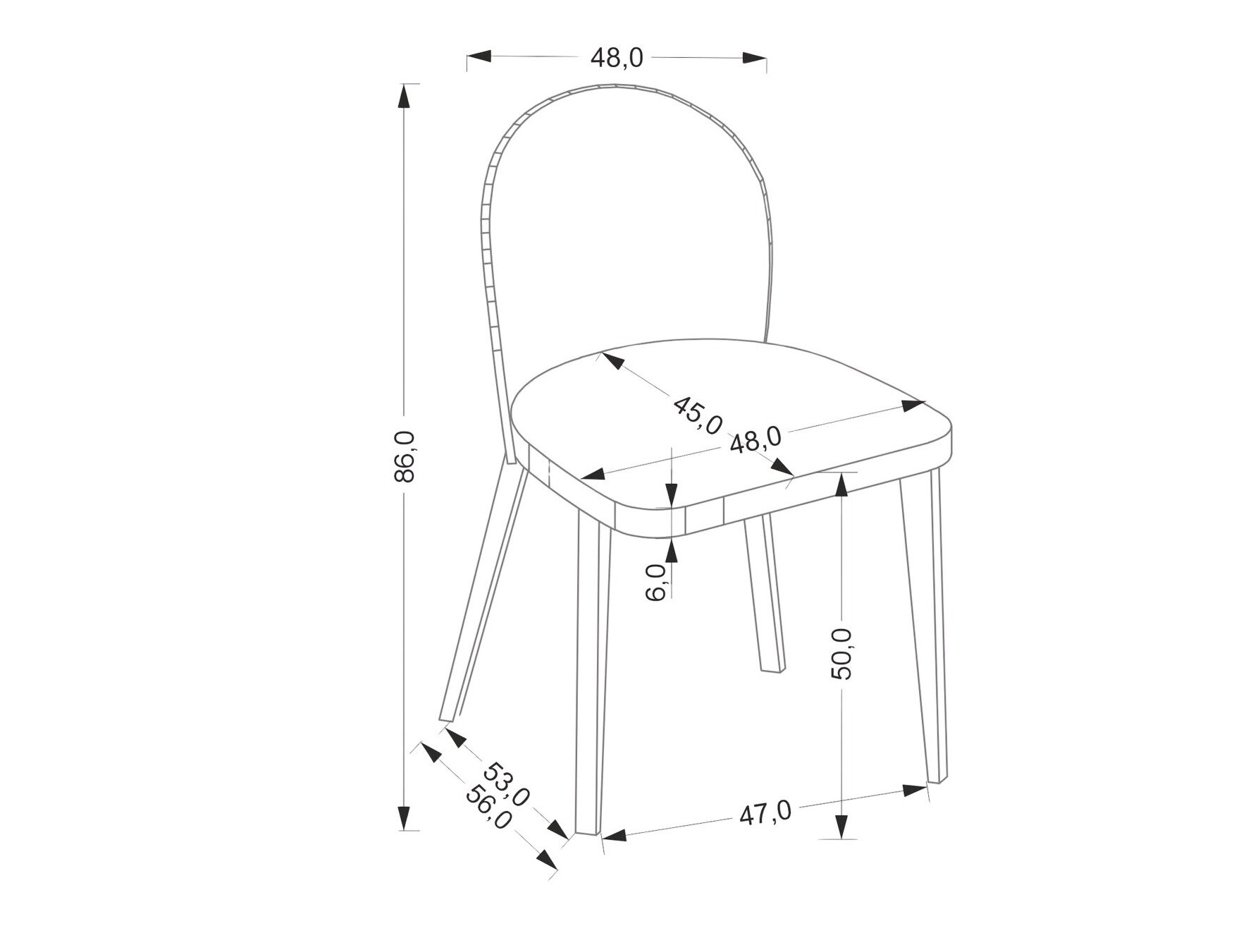 Cadeira Houston 1931 (Bege + Carvalho)