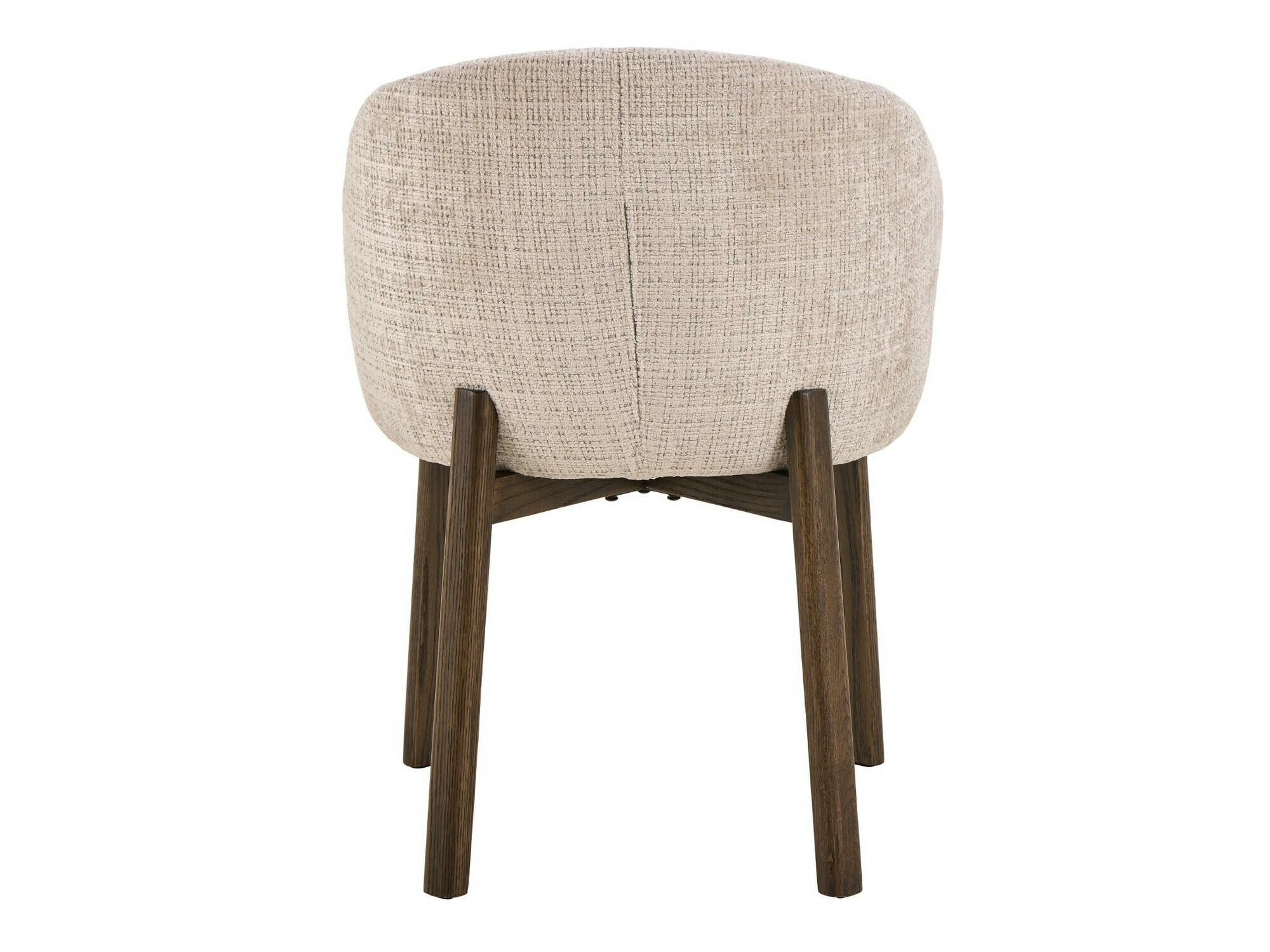 Cadeira Norsica 1001 (Bege + Castanho escuro)