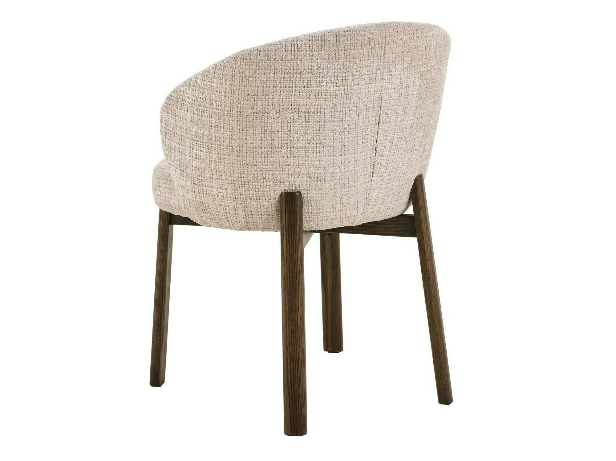 Cadeira Norsica 1001 (Bege + Castanho escuro)