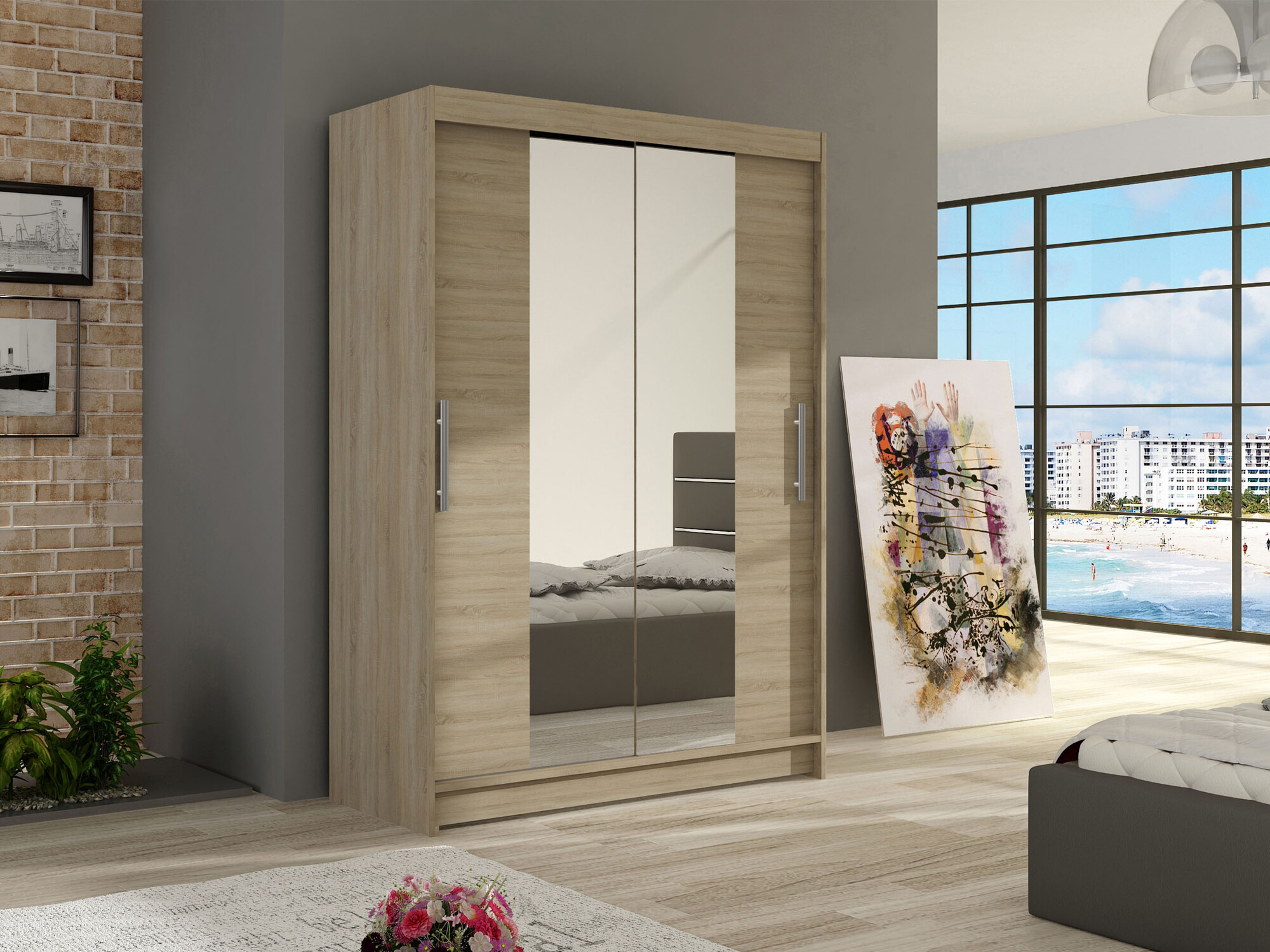 Roupeiro Closico 133 (Carvalho sonoma)