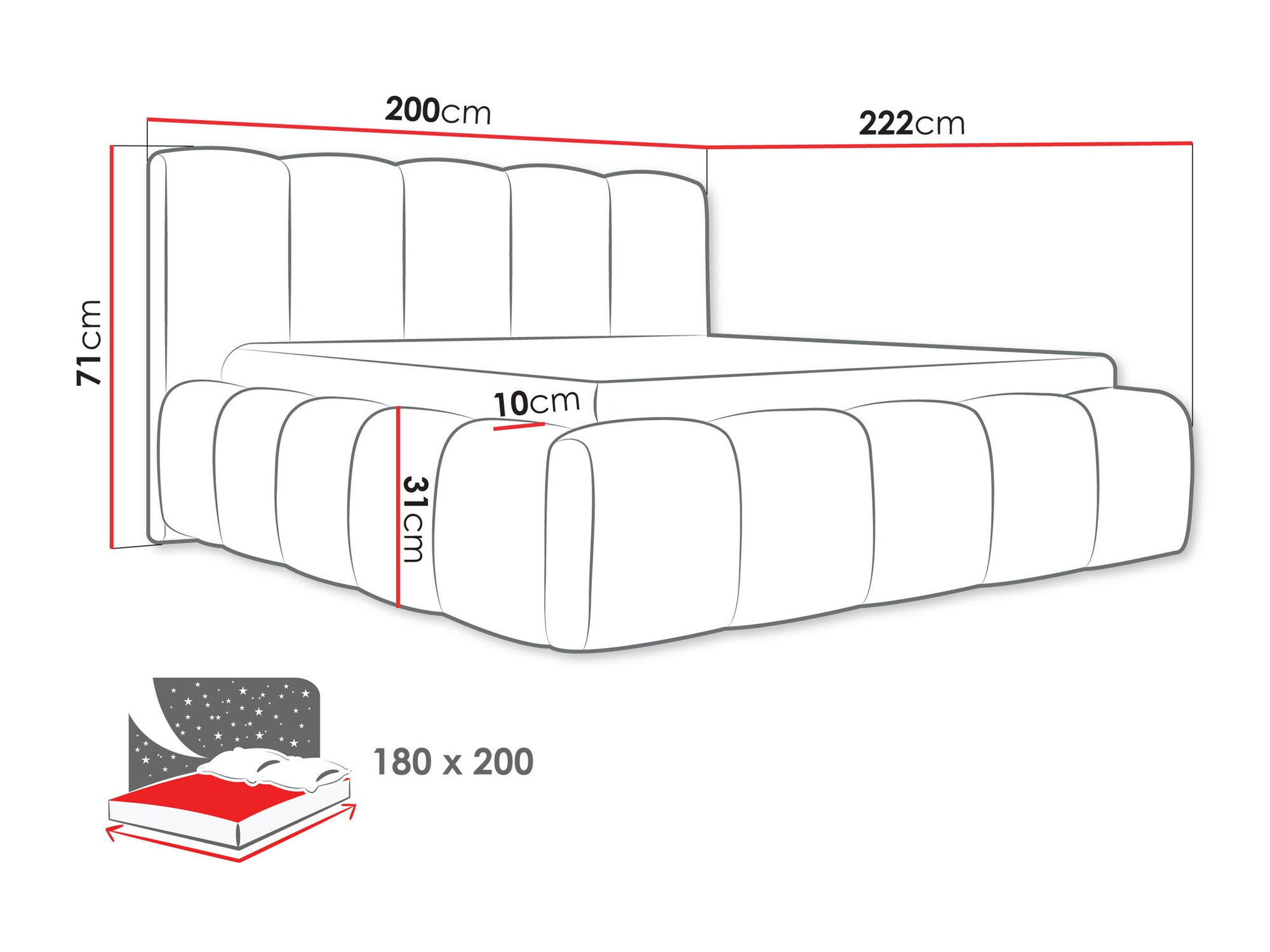 Cama TrendyNest 113 (Abriamo 03)