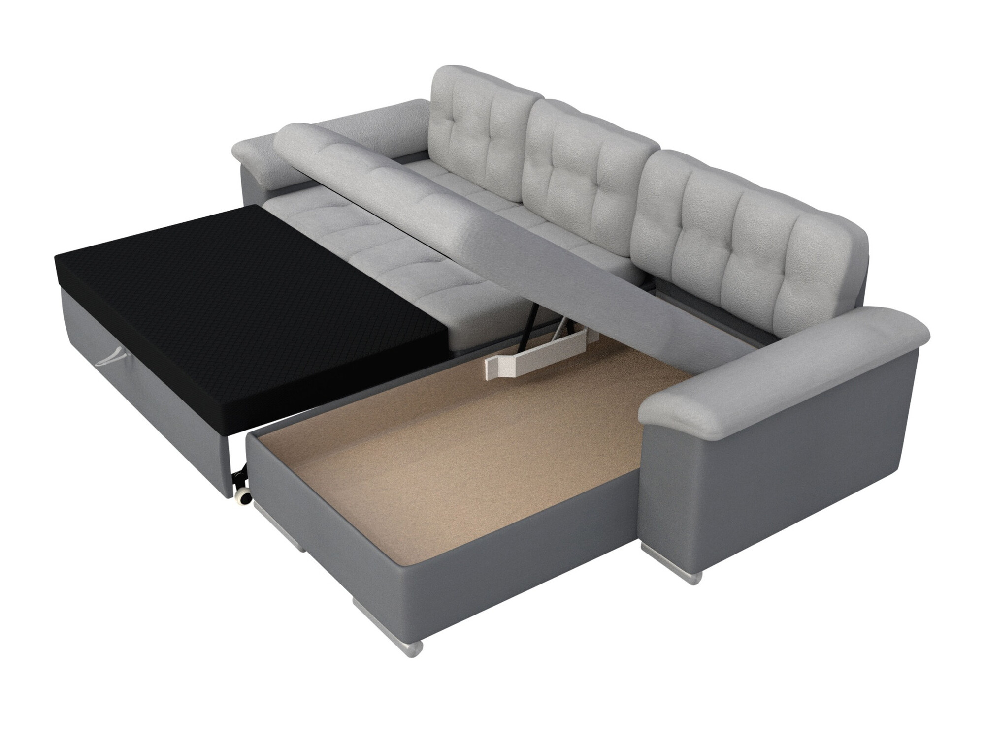 Sofá de canto Comfivo Mica (Coral 45)