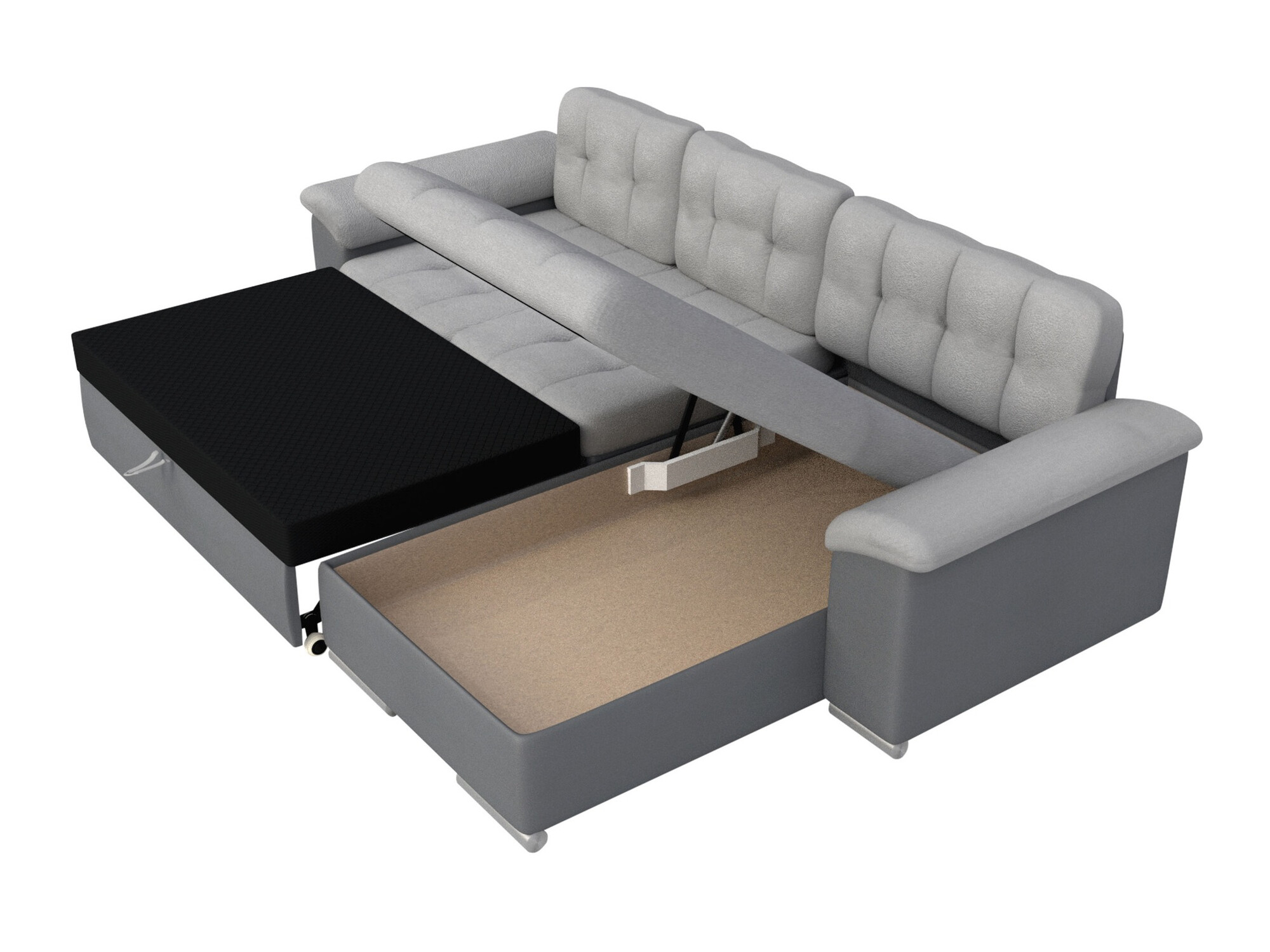 Sofá de canto Comfivo Mica (Coral 45)