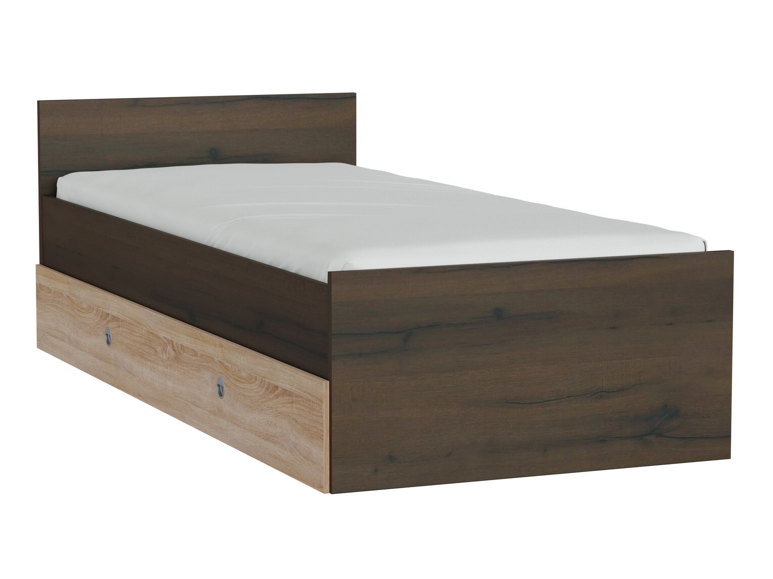 Cama Novsore 126 (Carvalho escuro)