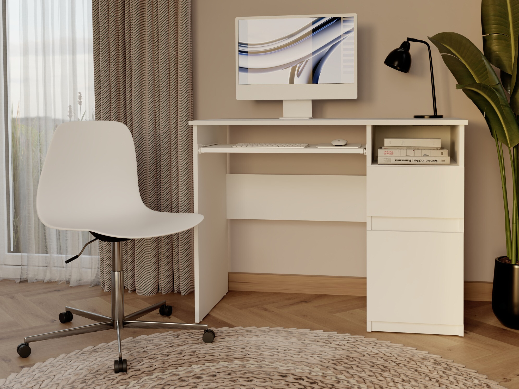 Mesa de escritório Mandeville 269 (Branco)