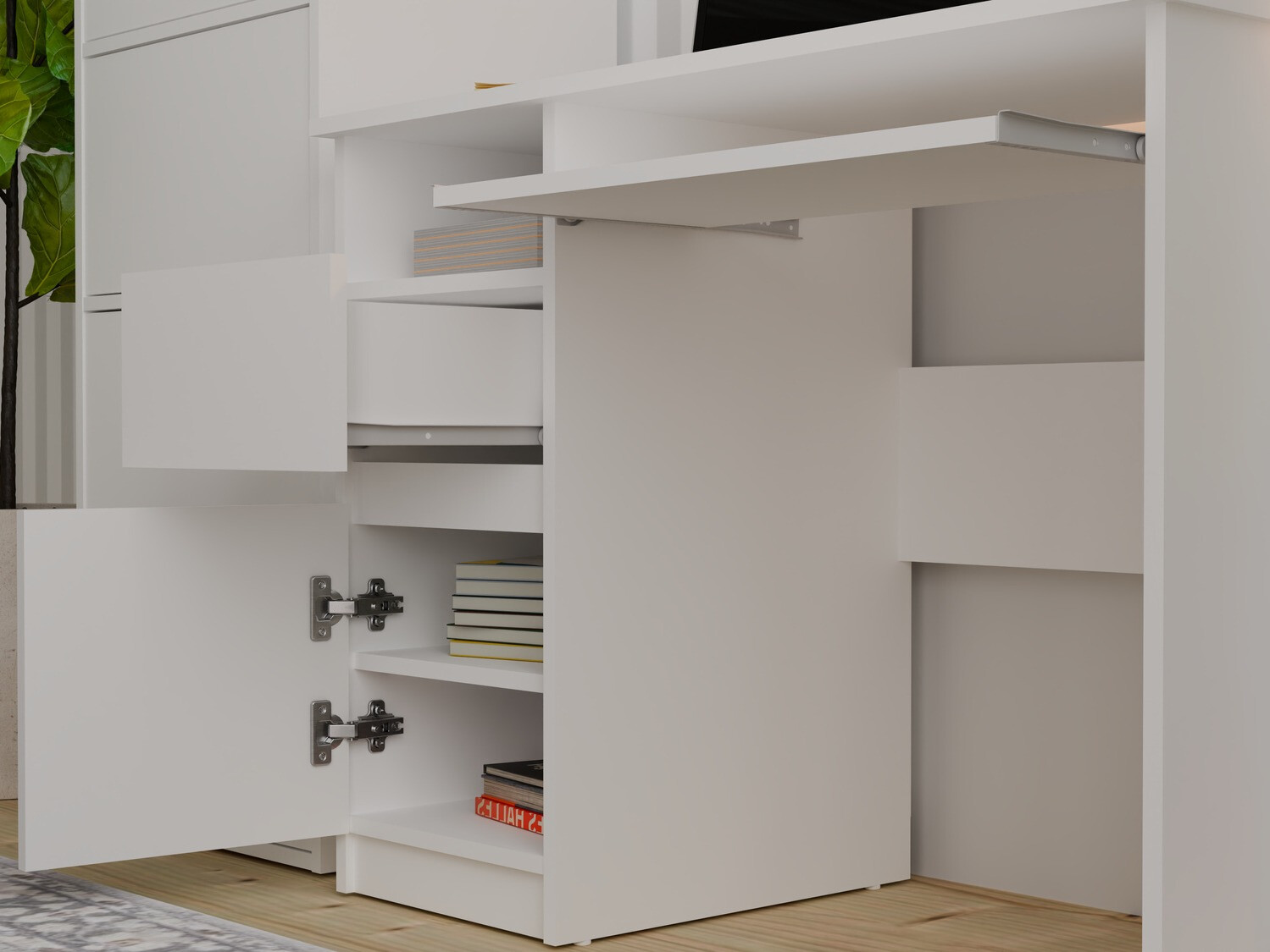 Mesa de escritório Mandeville 269 (Branco)