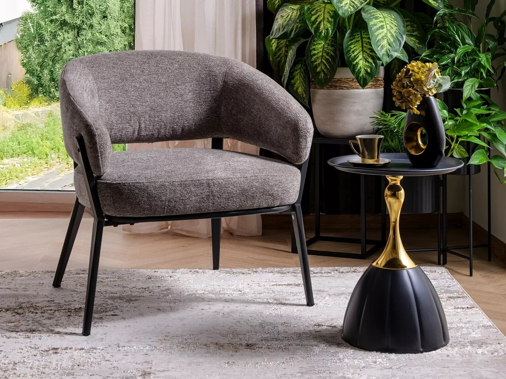 Mesa de apoio Detroit 713 (Preto)