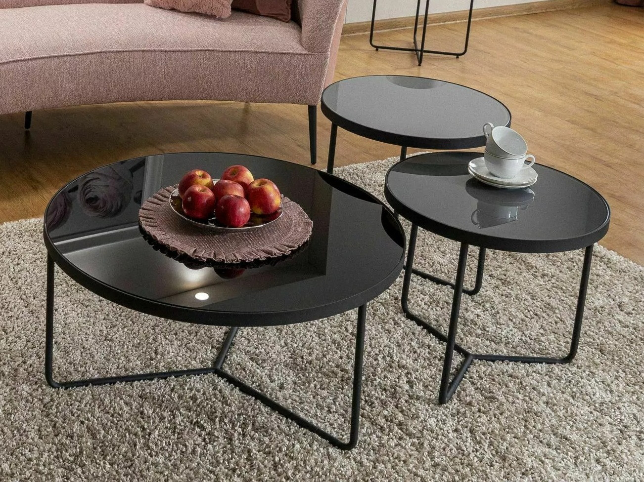 Conjunto de mesa de centro Detroit 719