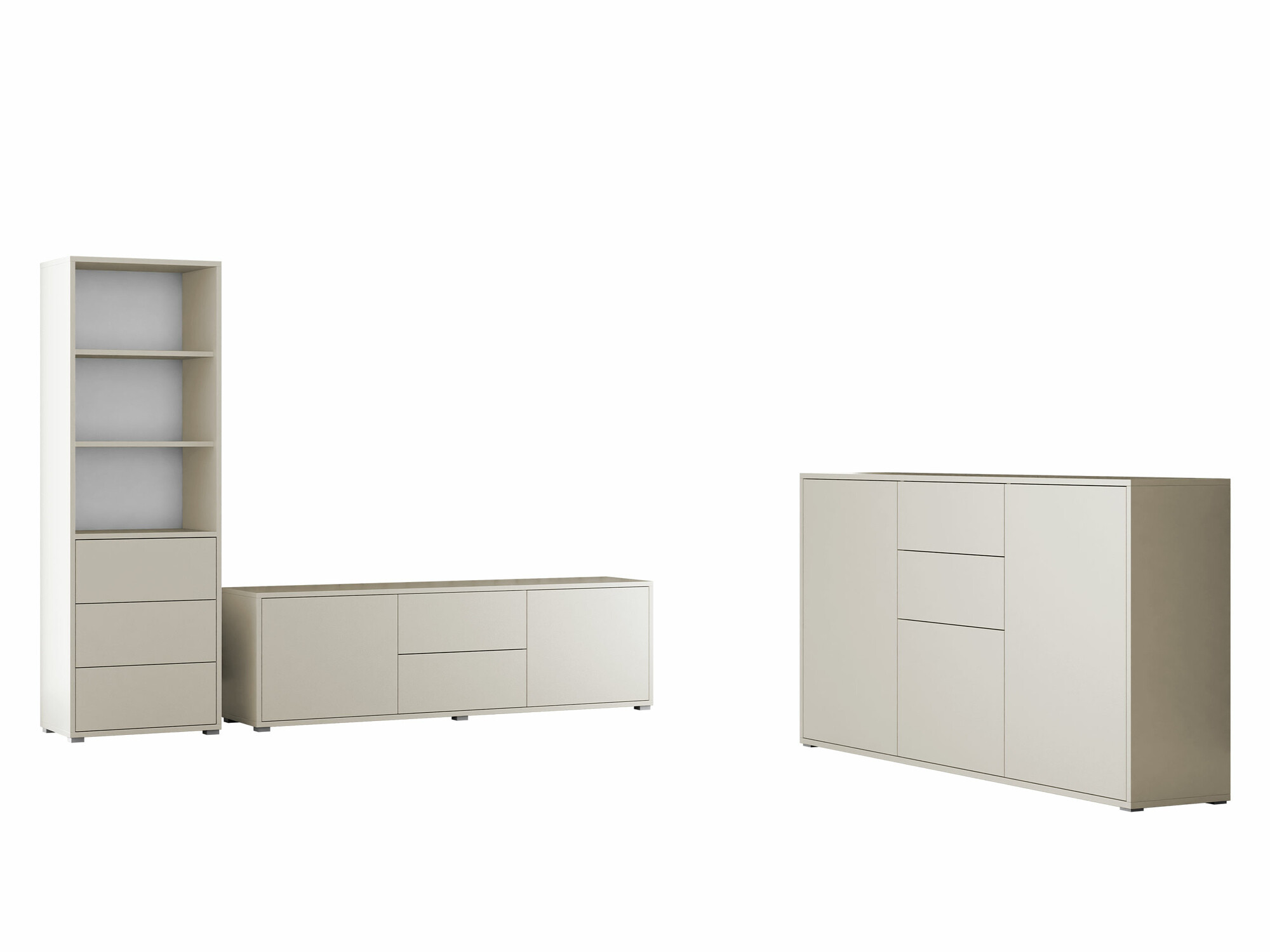 Conjunto para sala de estar Comfivo Tutela III (Caxemira)