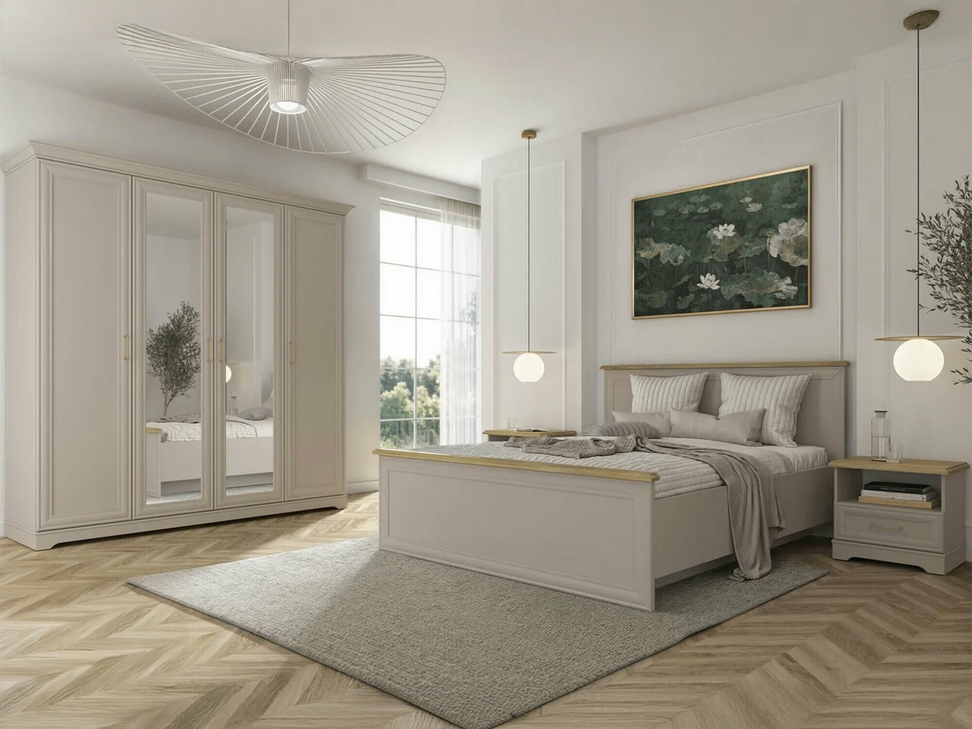 Conjunto para quarto Evanuo 104