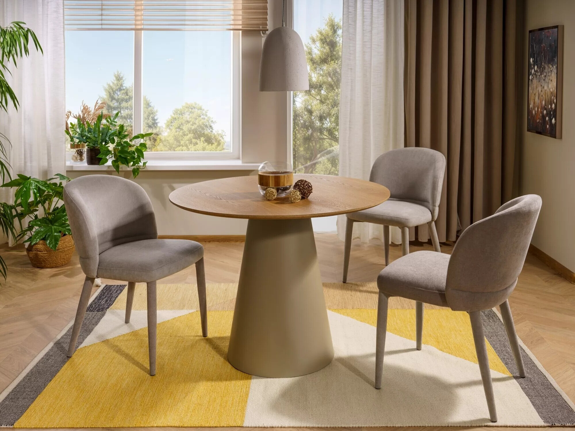 Mesa Detroit 733 (Carvalho + Caxemira)