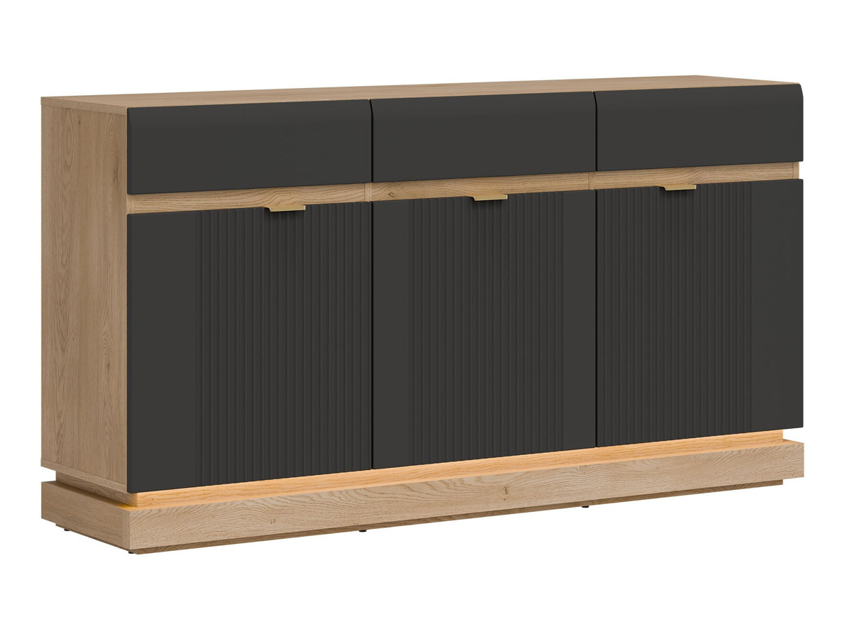 Cómoda Teselbu 104 (Antracite + Carvalho)