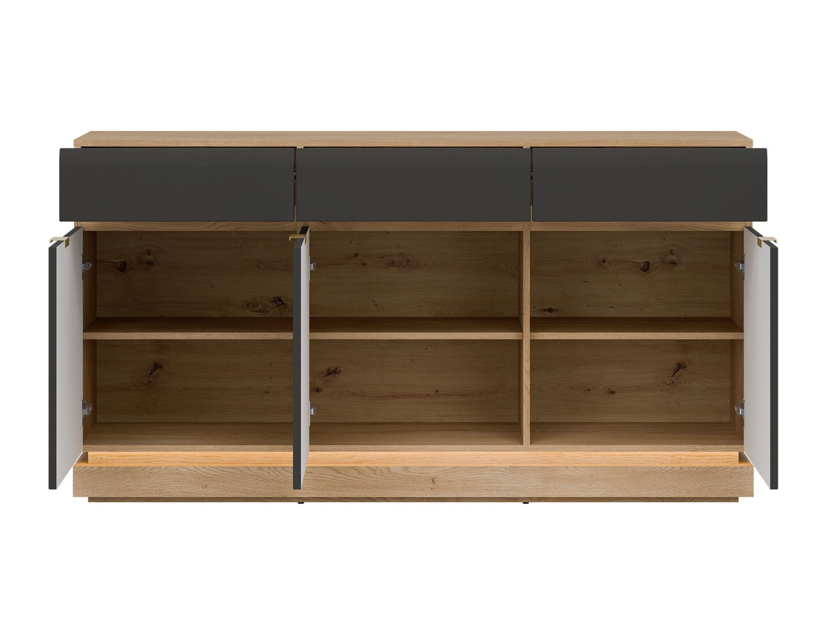 Cómoda Teselbu 104 (Antracite + Carvalho)