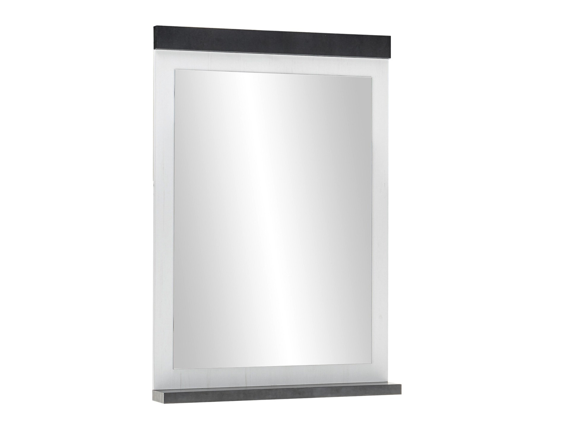 Espelho de casa de banho Cirtale 135 (Pinheiro branqueado + Antracite)