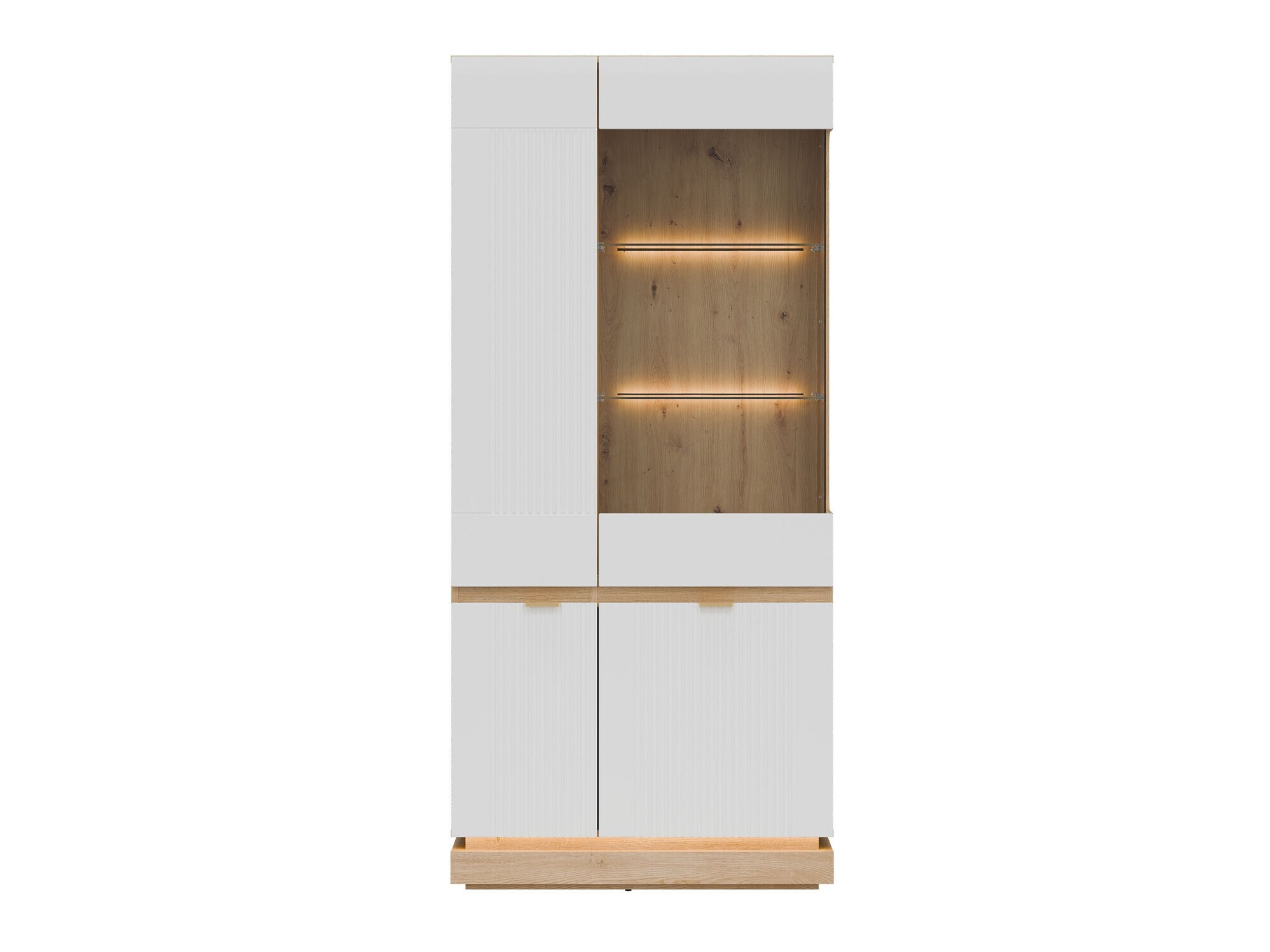 Estante Teselbu 111 (Branco + Carvalho)