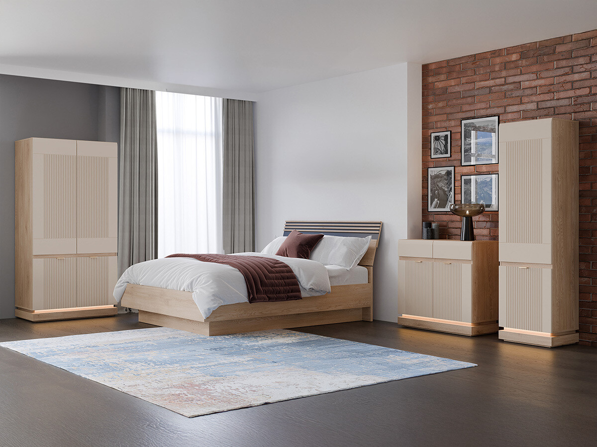 Estante Teselbu 112 (Caxemira + Carvalho)