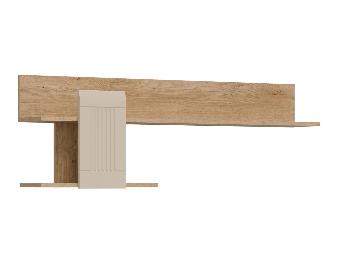 Estante de parede Teselbu 115 (Caxemira + Carvalho)